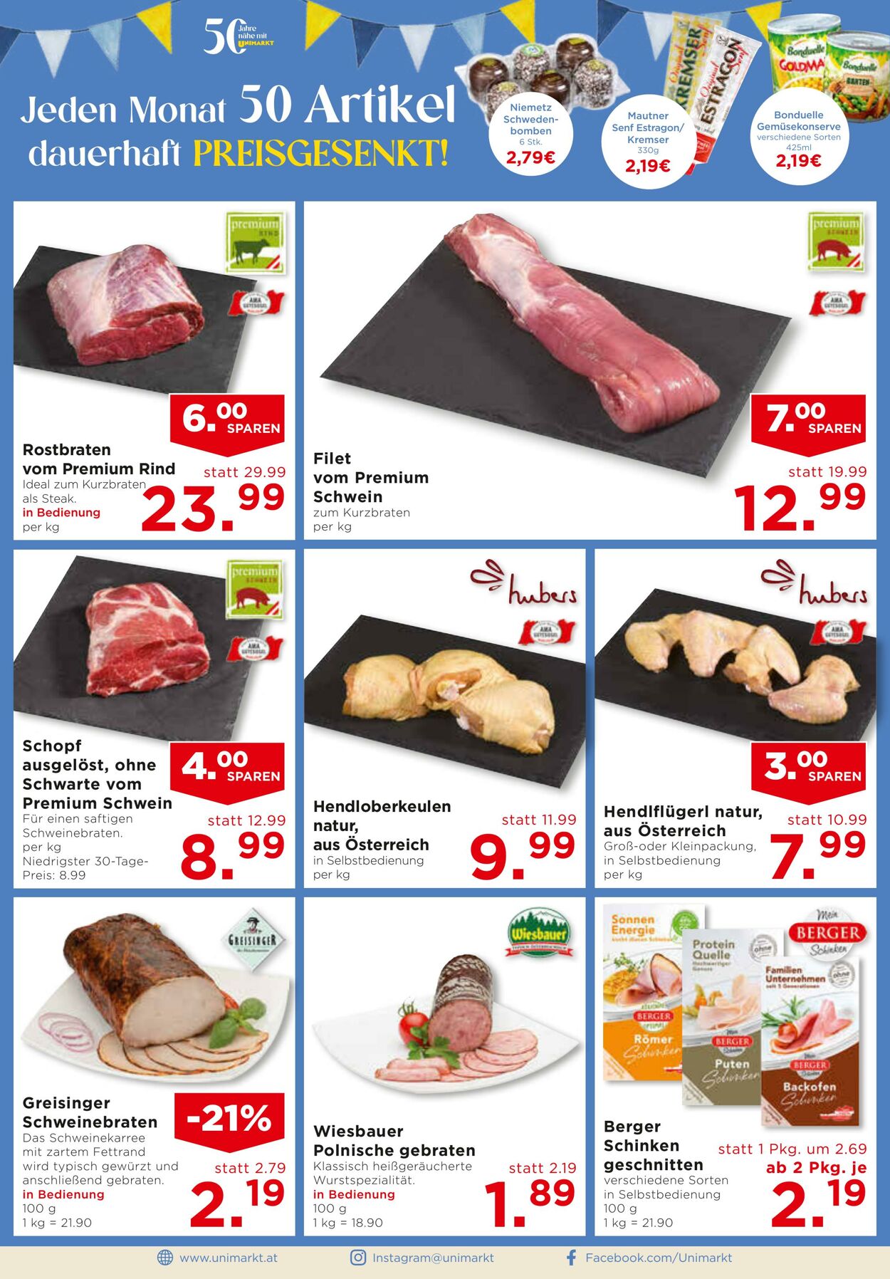 Prospekt Unimarkt 08.10.2025 - 14.10.2025