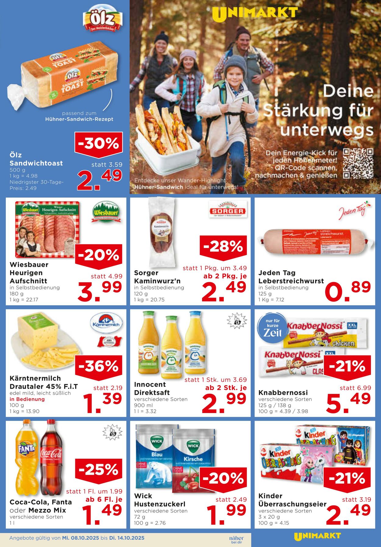 Prospekt Unimarkt 08.10.2025 - 14.10.2025