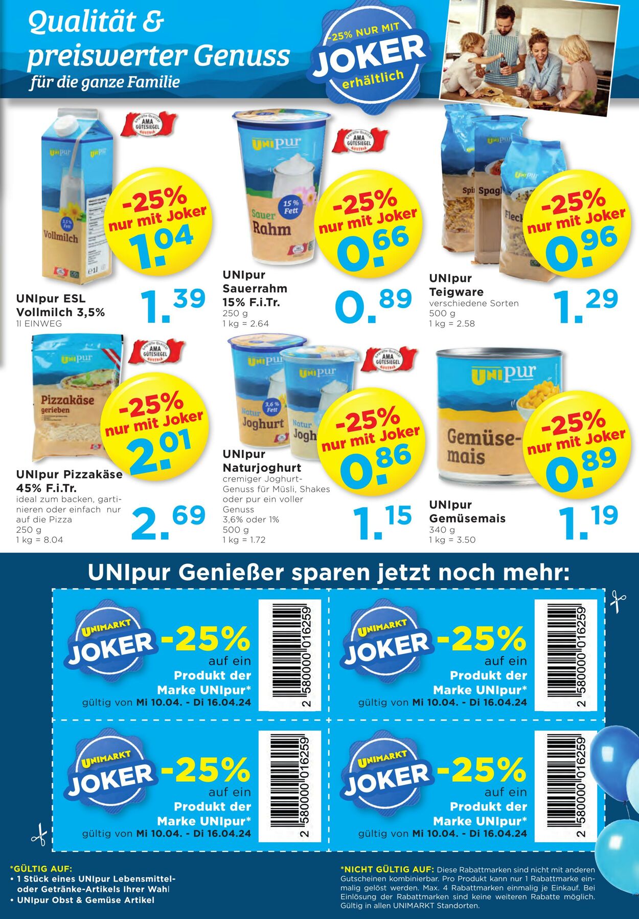 Prospekt Unimarkt 10.04.2024 - 16.04.2024