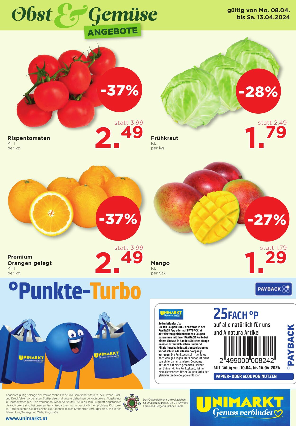 Prospekt Unimarkt 10.04.2024 - 16.04.2024