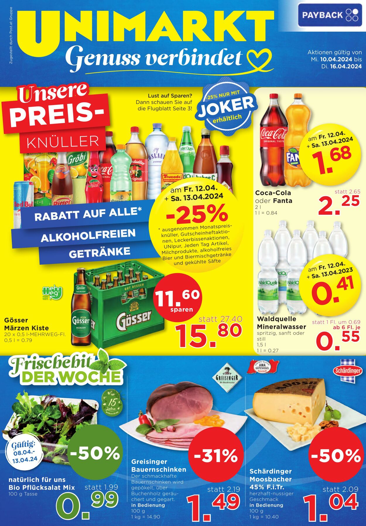 Prospekt Unimarkt 10.04.2024 - 16.04.2024