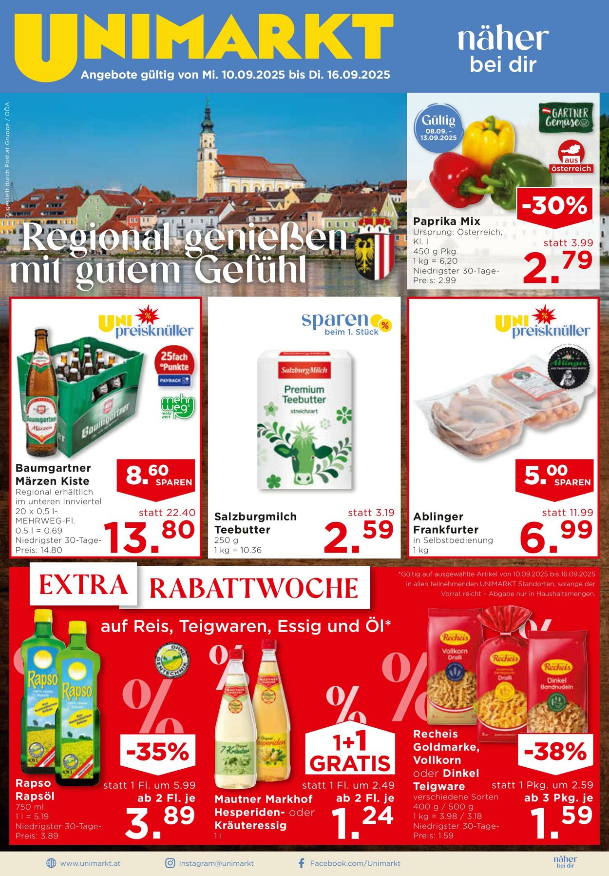 Prospekt Unimarkt 10.08.2025 - 16.08.2025