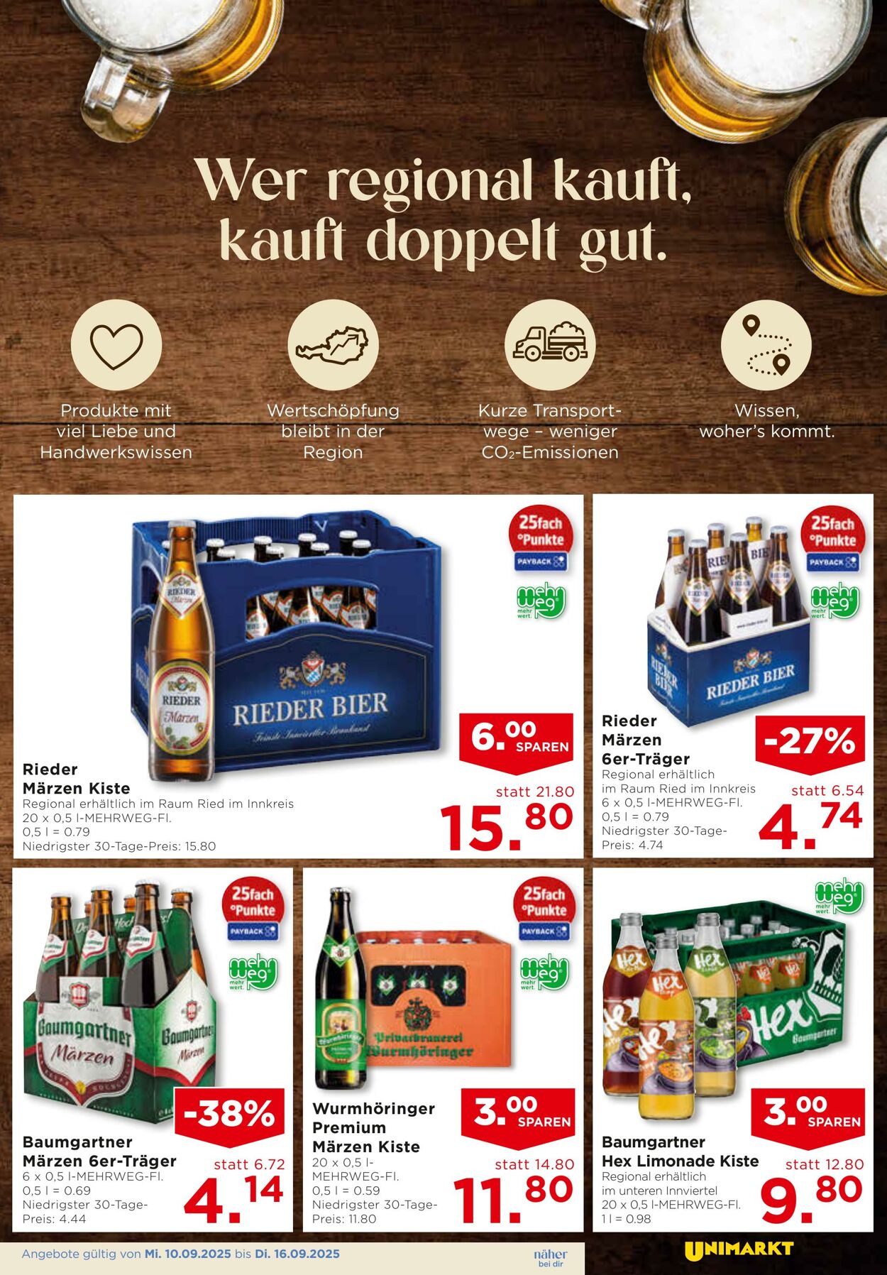 Prospekt Unimarkt 10.08.2025 - 16.08.2025