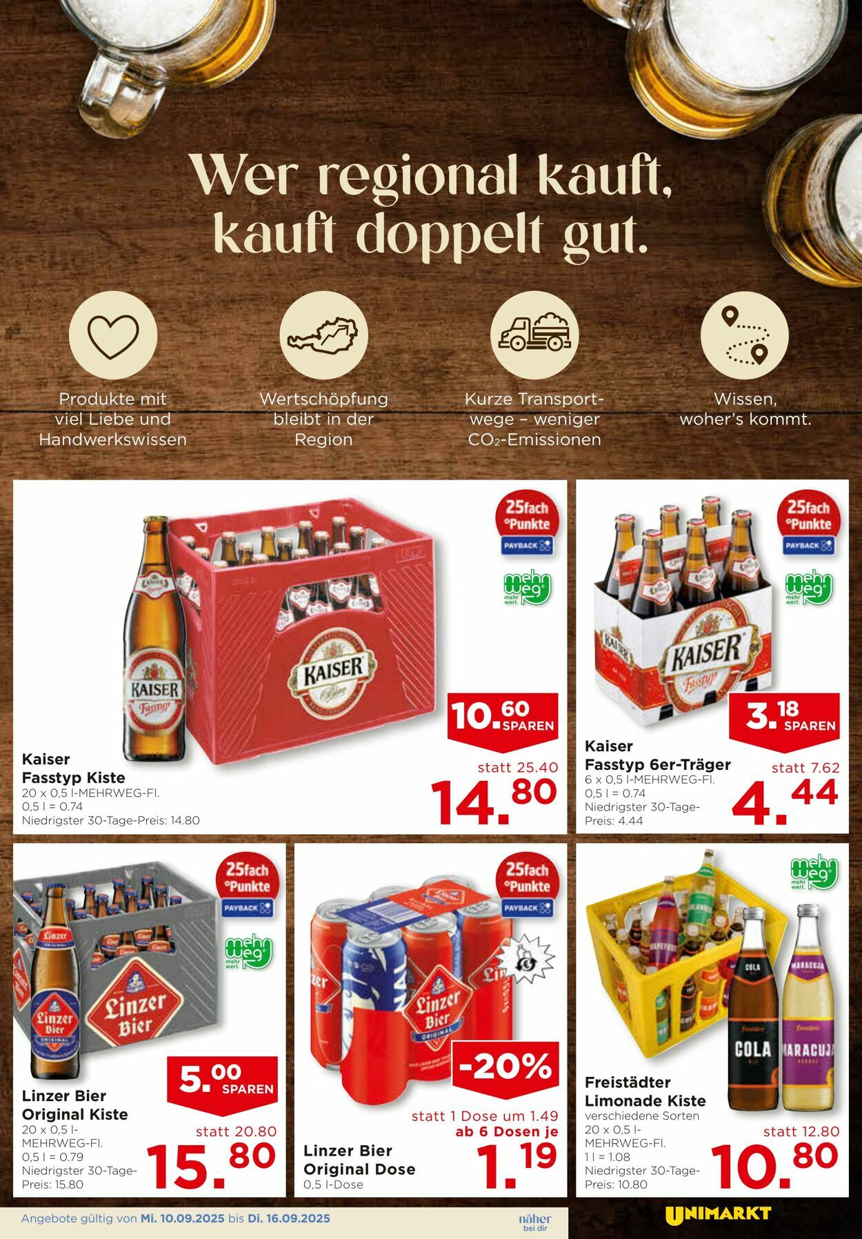 Prospekt Unimarkt 10.08.2025 - 16.08.2025