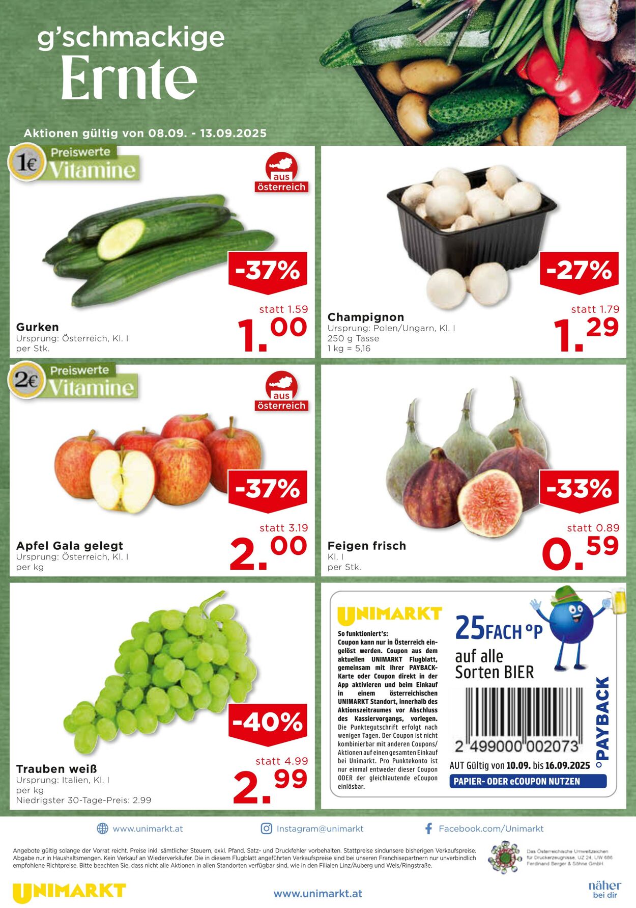 Prospekt Unimarkt 10.08.2025 - 16.08.2025