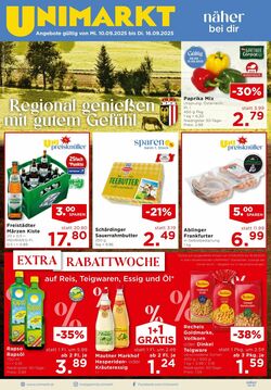 Prospekt Unimarkt 10.08.2025 - 16.08.2025