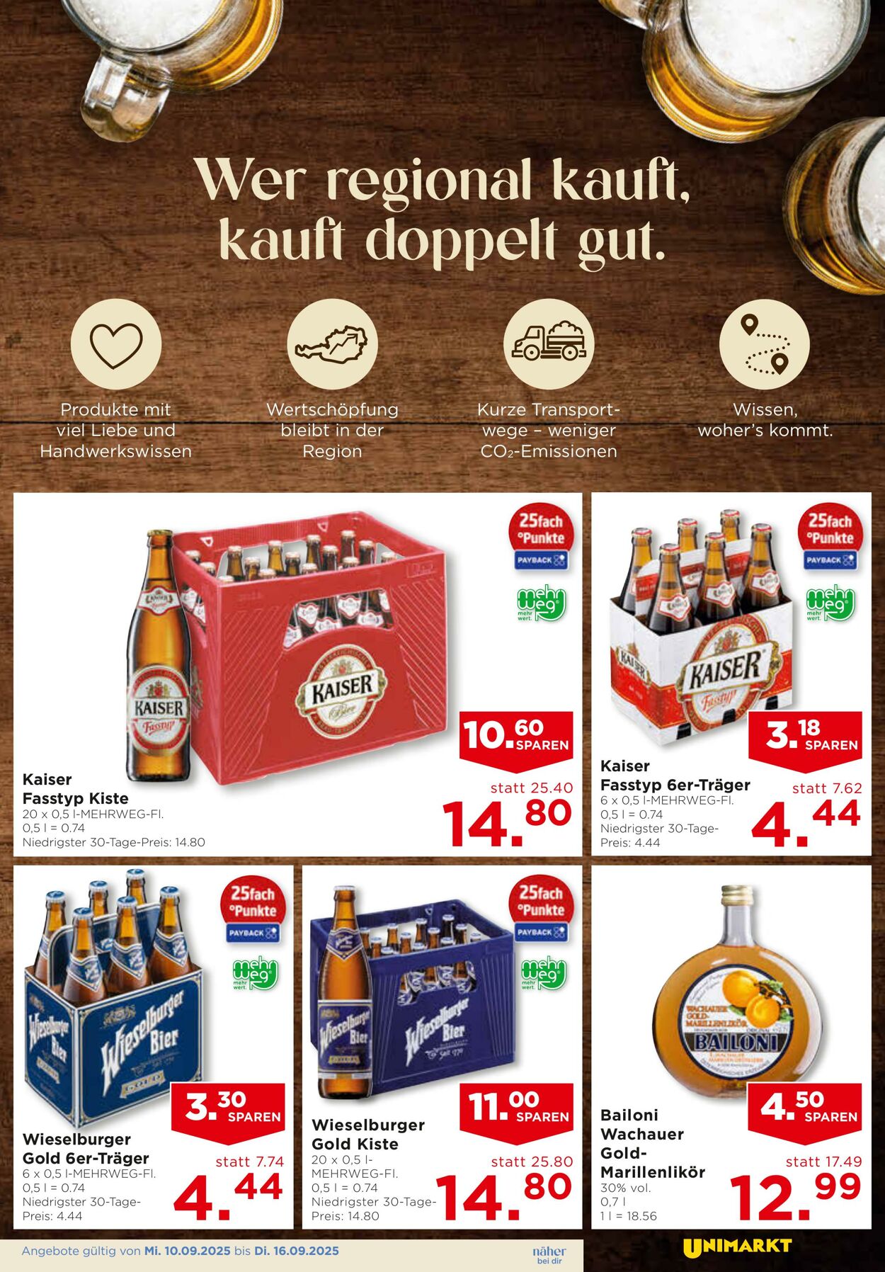 Prospekt Unimarkt 10.08.2025 - 16.08.2025