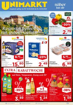 Prospekt Unimarkt 10.08.2025 - 16.08.2025