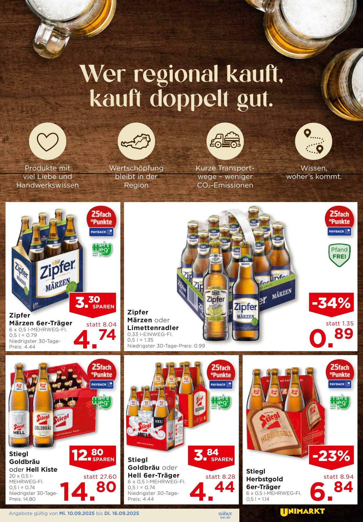 Prospekt Unimarkt 10.08.2025 - 16.08.2025