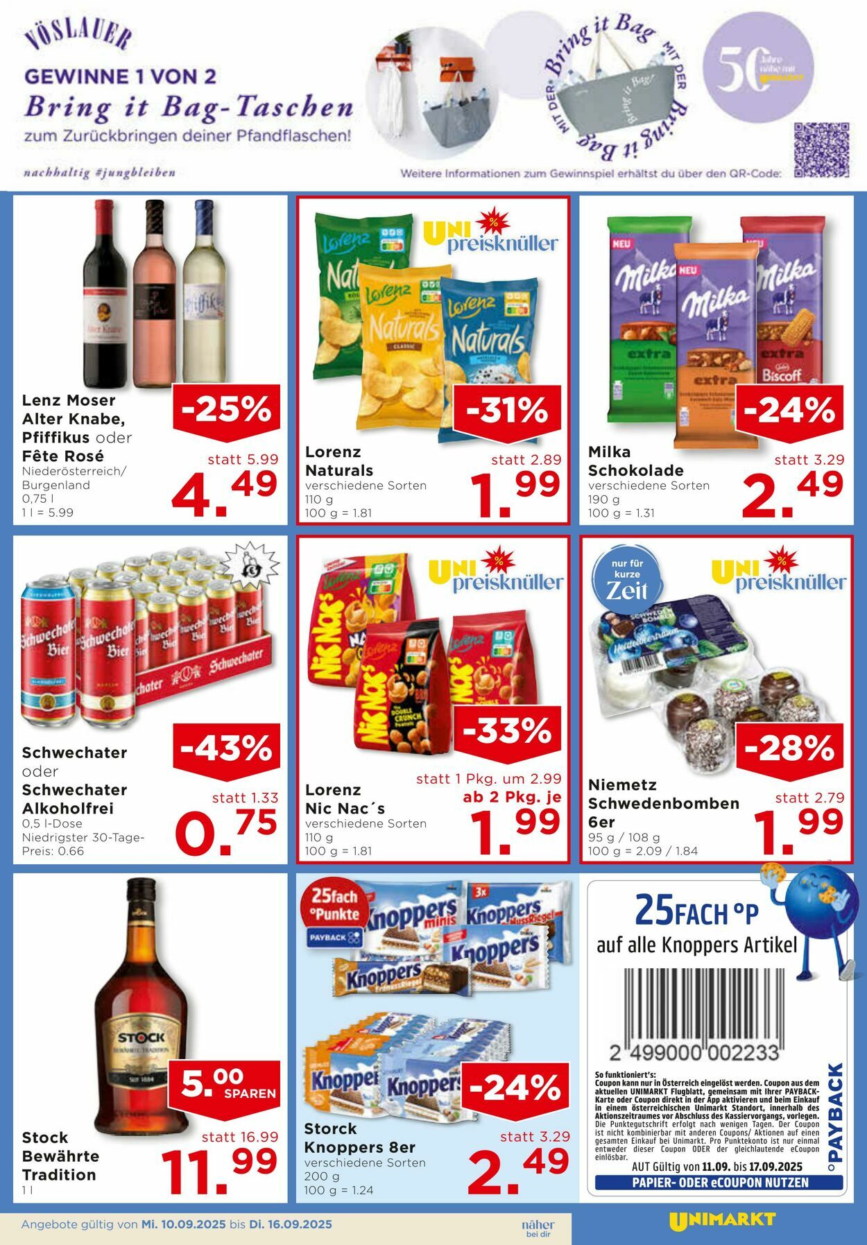 Prospekt Unimarkt 10.08.2025 - 16.08.2025