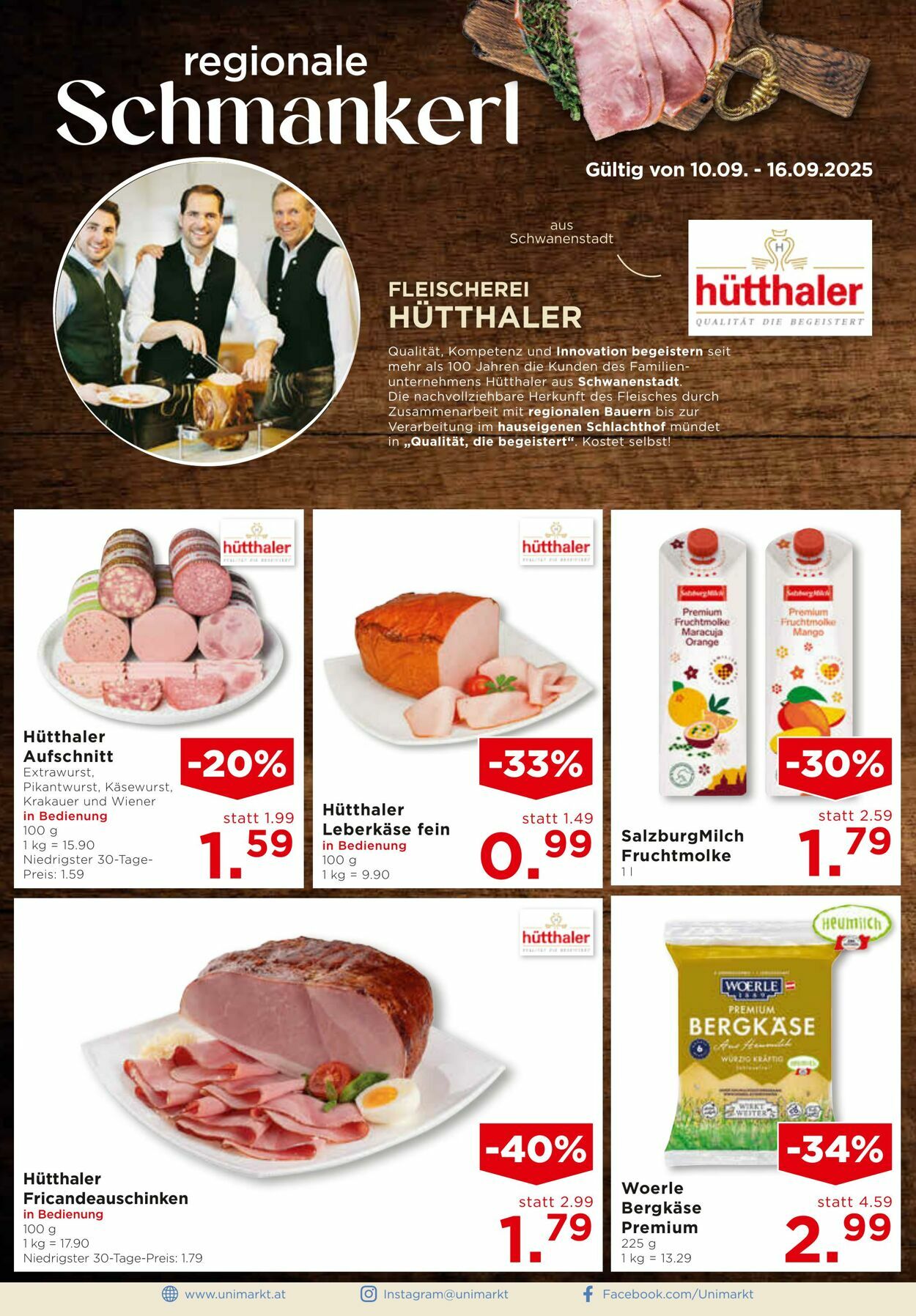 Prospekt Unimarkt 10.08.2025 - 16.08.2025