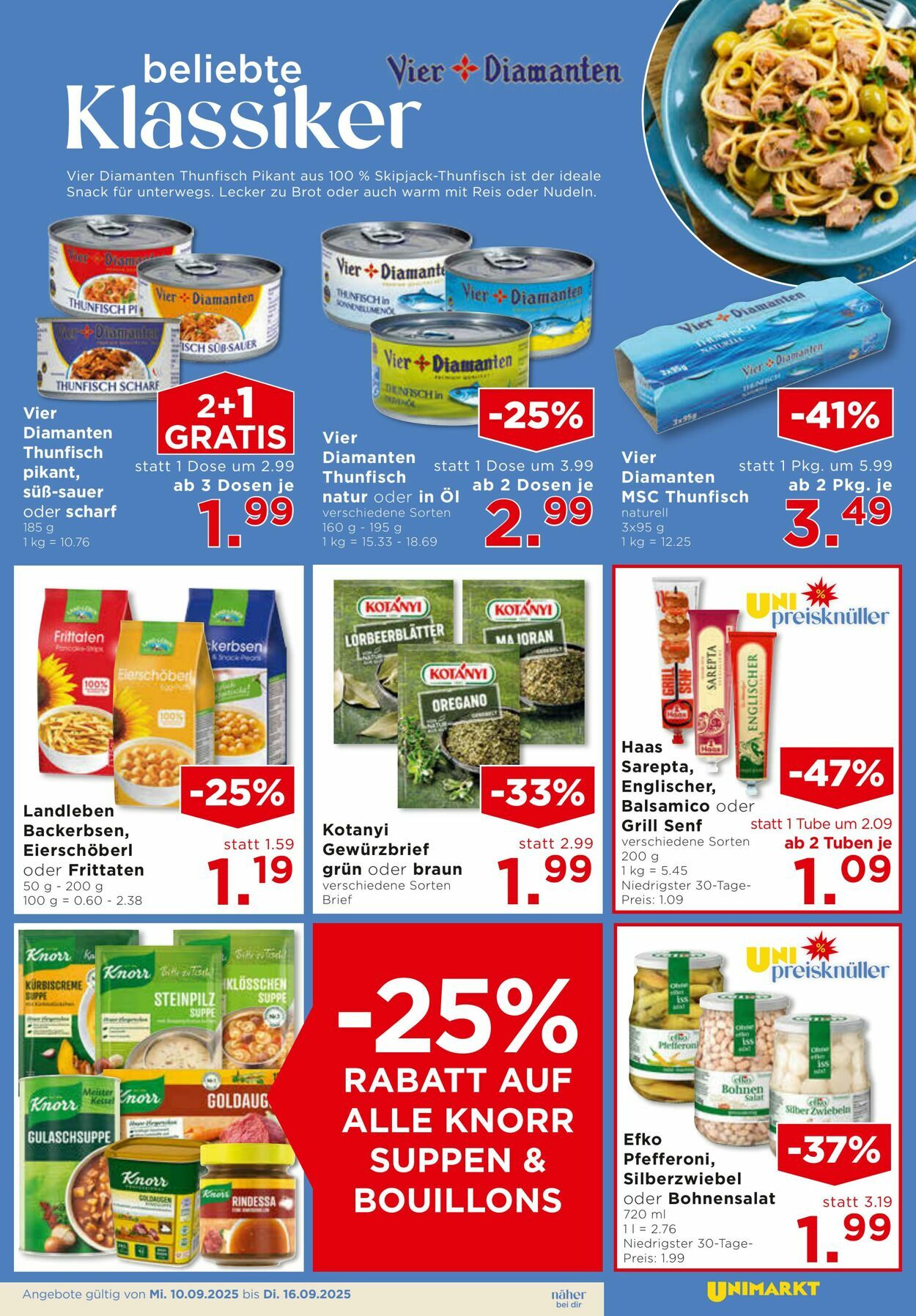 Prospekt Unimarkt 10.08.2025 - 16.08.2025