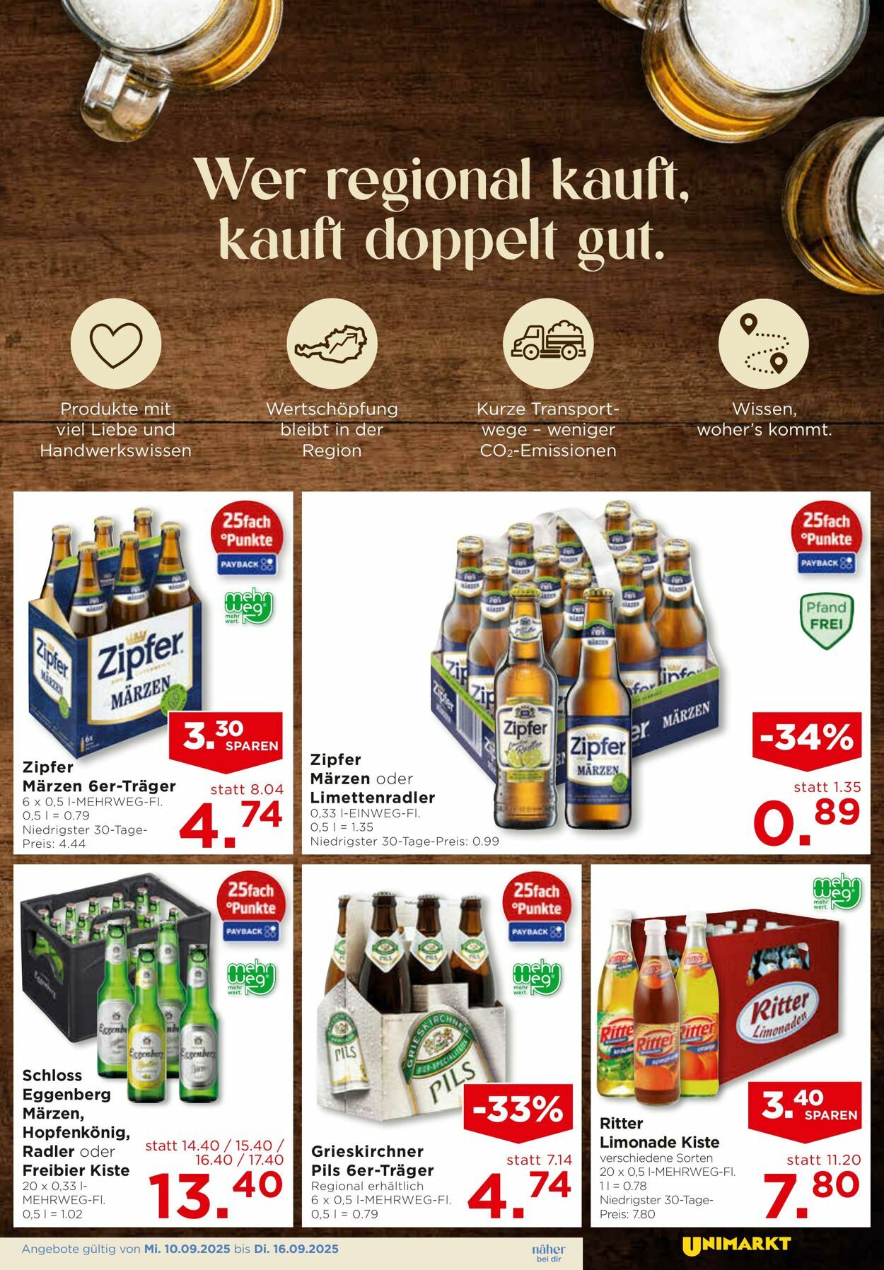 Prospekt Unimarkt 10.08.2025 - 16.08.2025