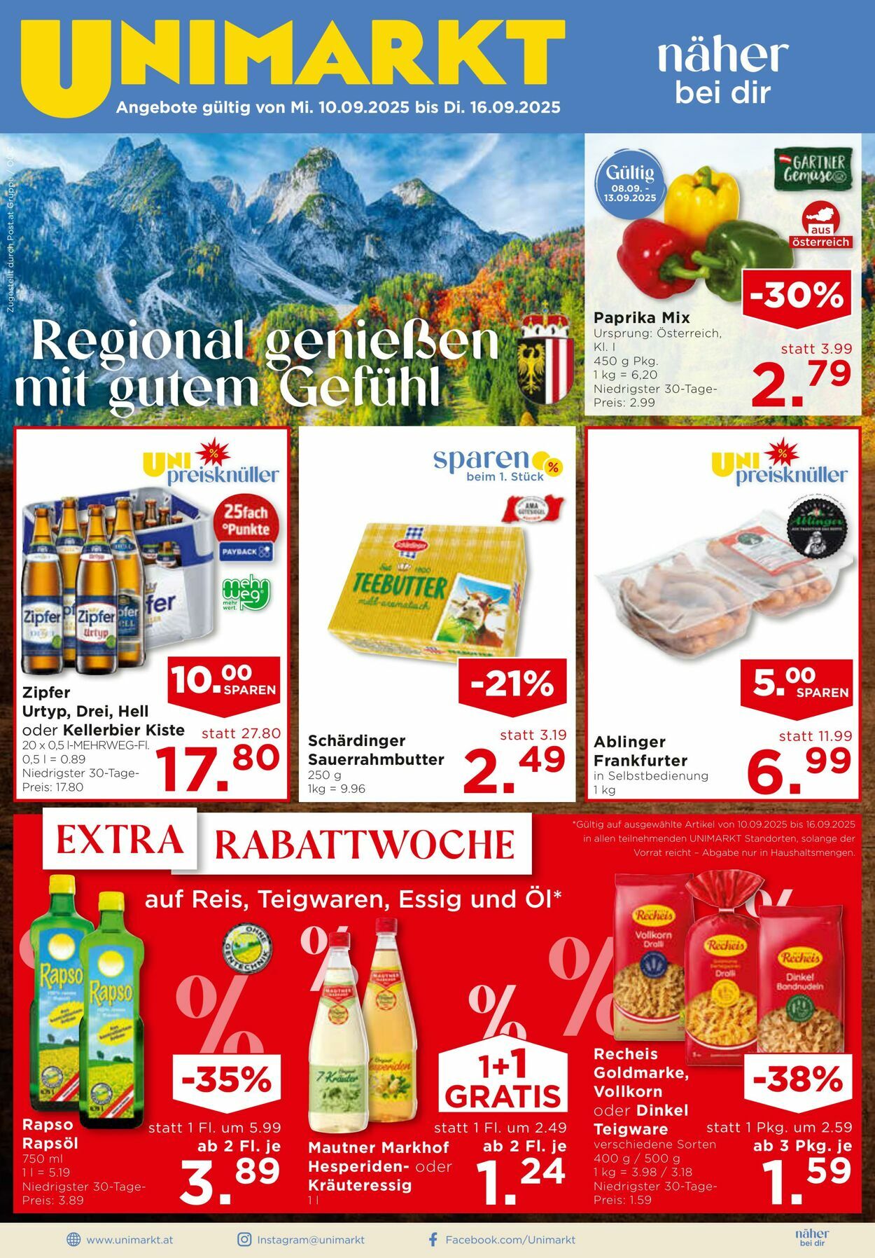 Prospekt Unimarkt 10.08.2025 - 16.08.2025