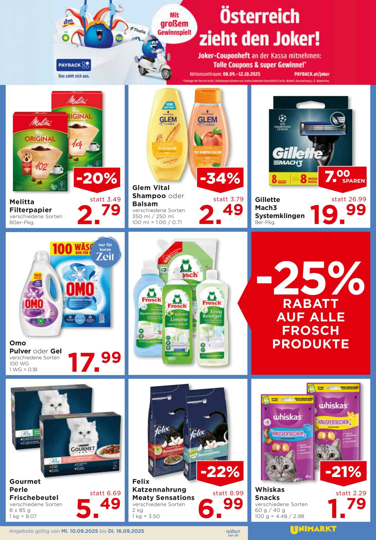 Prospekt Unimarkt 10.08.2025 - 16.08.2025