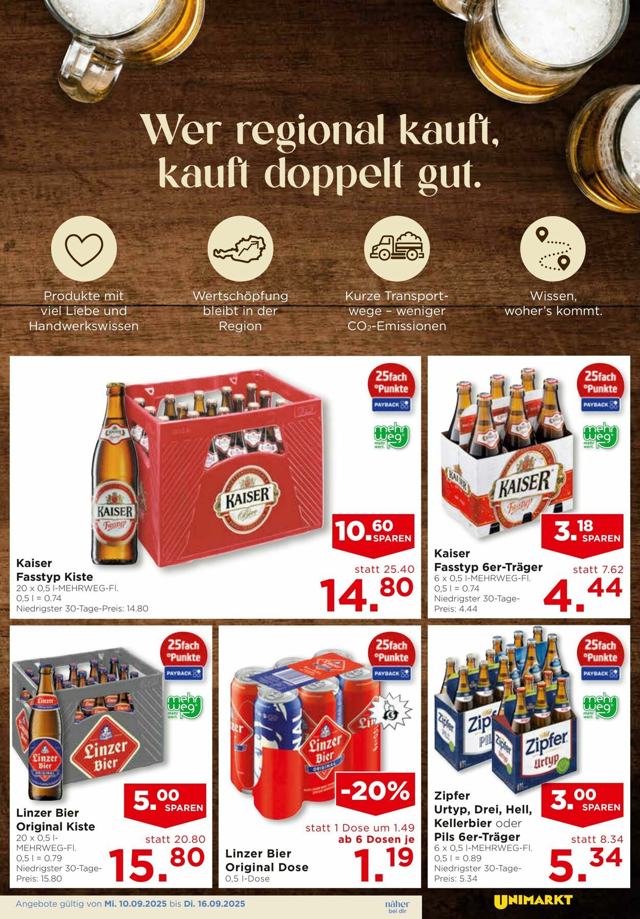 Prospekt Unimarkt 10.08.2025 - 16.08.2025