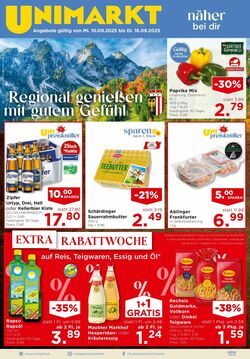 Prospekt Unimarkt 10.08.2025 - 16.08.2025