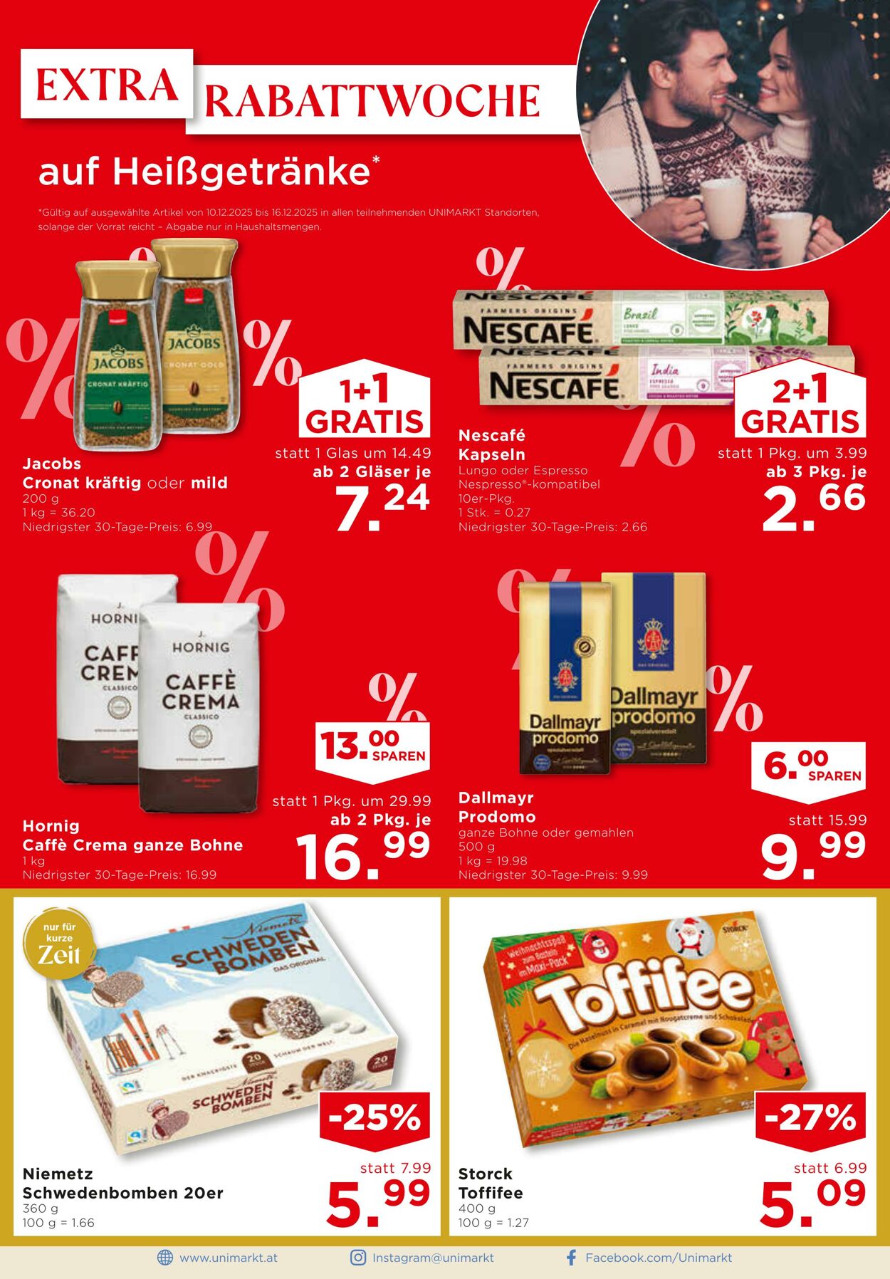 Prospekt Unimarkt 10.12.2025 - 16.12.2025