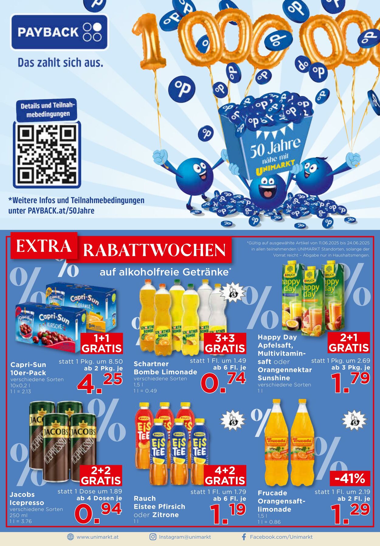 Prospekt Unimarkt 11.06.2025 - 24.06.2025