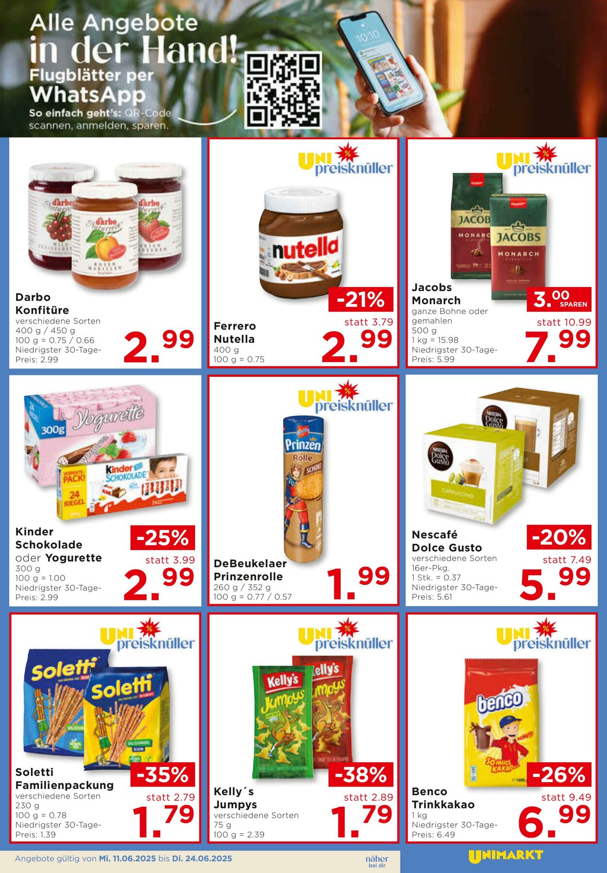 Prospekt Unimarkt 11.06.2025 - 24.06.2025