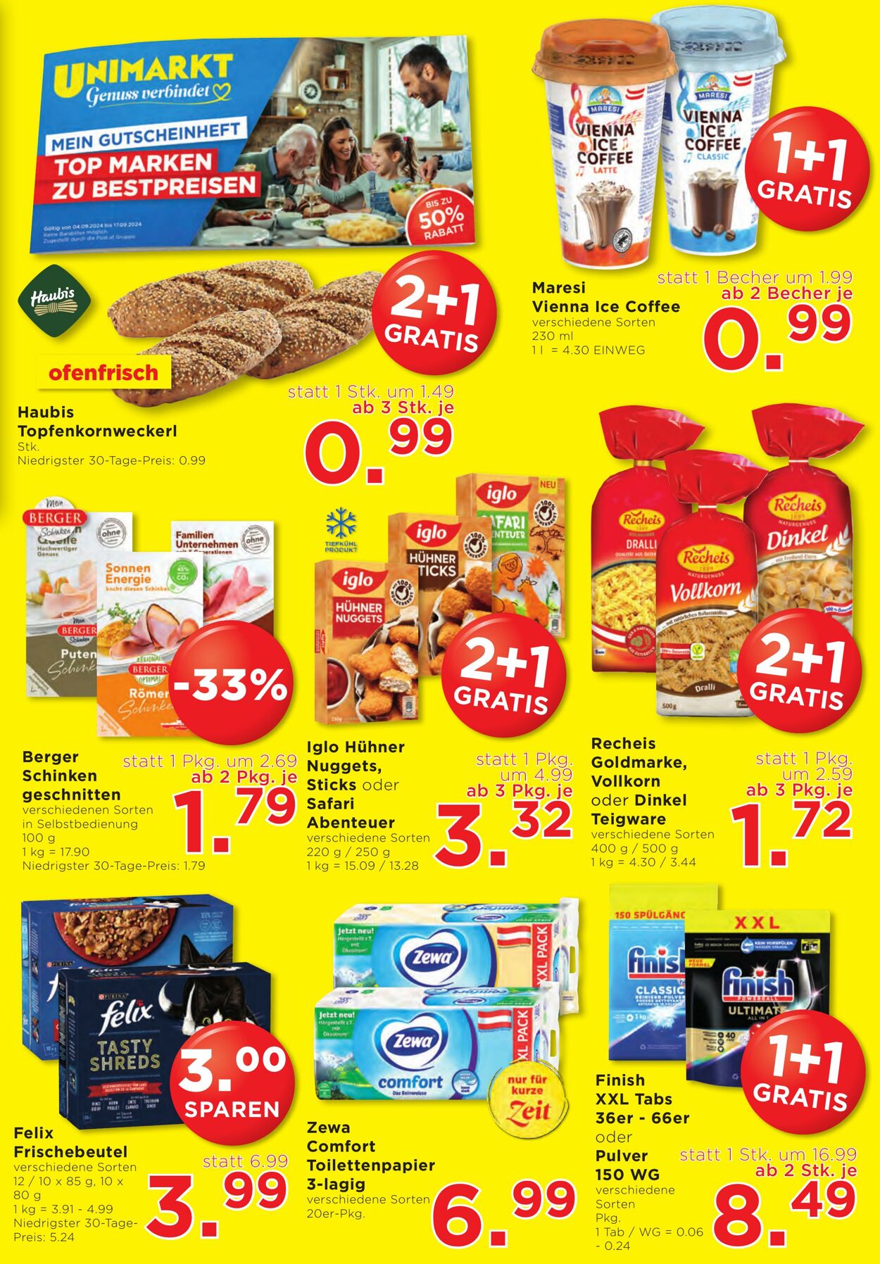 Prospekt Unimarkt 11.09.2024 - 17.09.2024