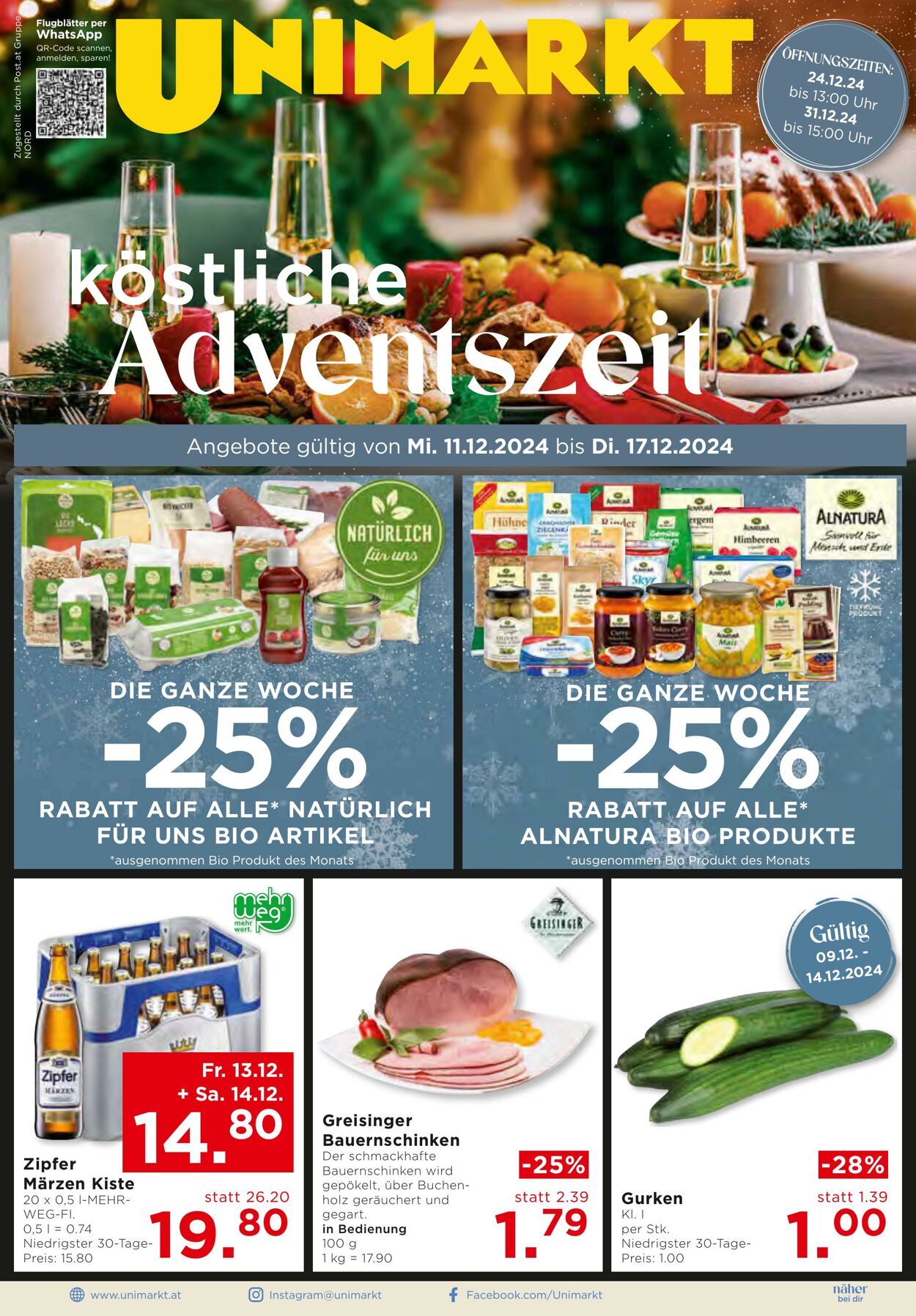 Prospekt Unimarkt 11.12.2024 - 17.12.2024