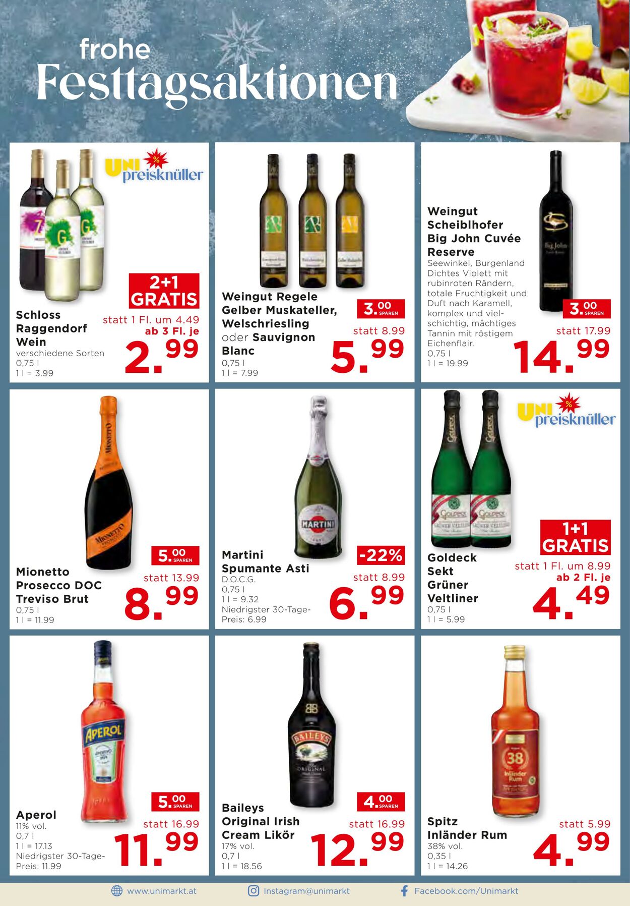 Prospekt Unimarkt 11.12.2024 - 17.12.2024