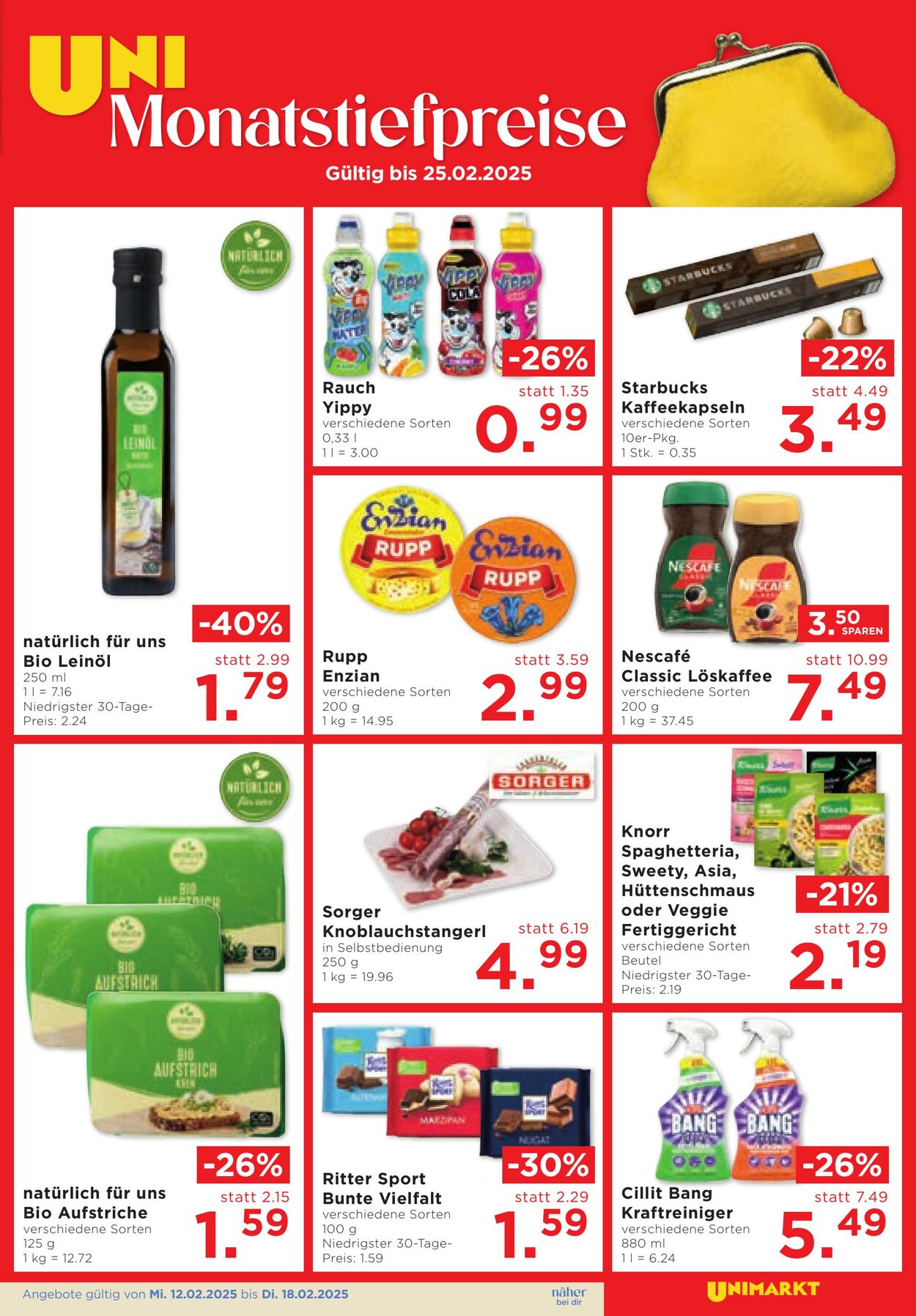 Prospekt Unimarkt 12.02.2025 - 18.02.2025