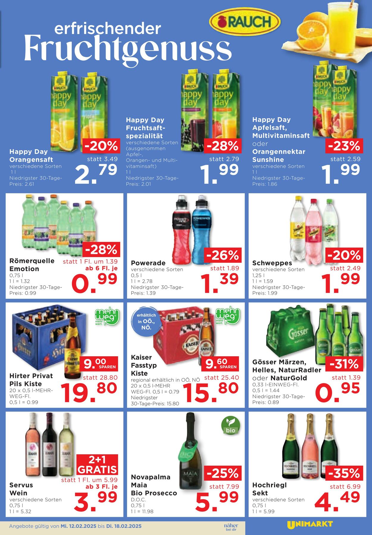 Prospekt Unimarkt 12.02.2025 - 18.02.2025