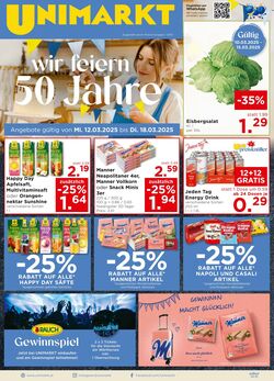 Prospekt Unimarkt 12.03.2025 - 18.03.2025