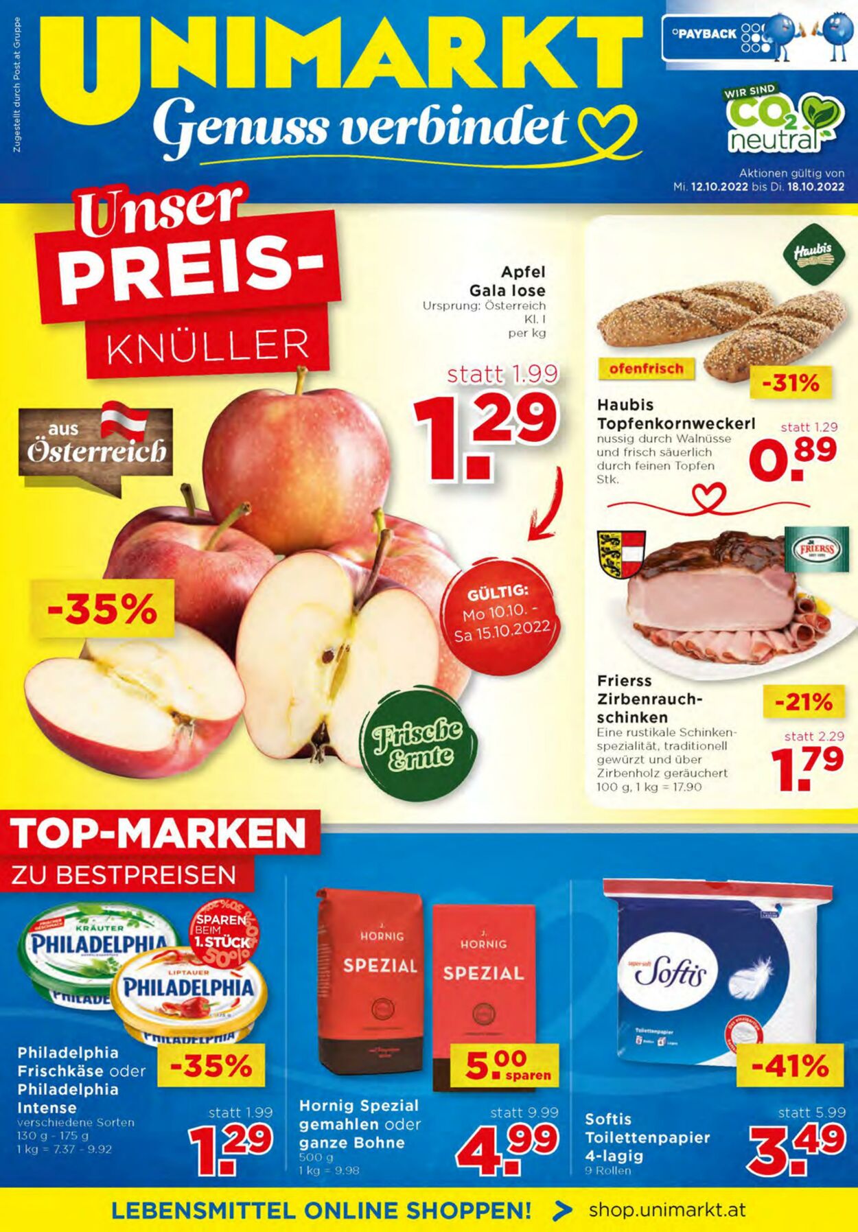 Prospekt Unimarkt 12.10.2022 - 18.10.2022