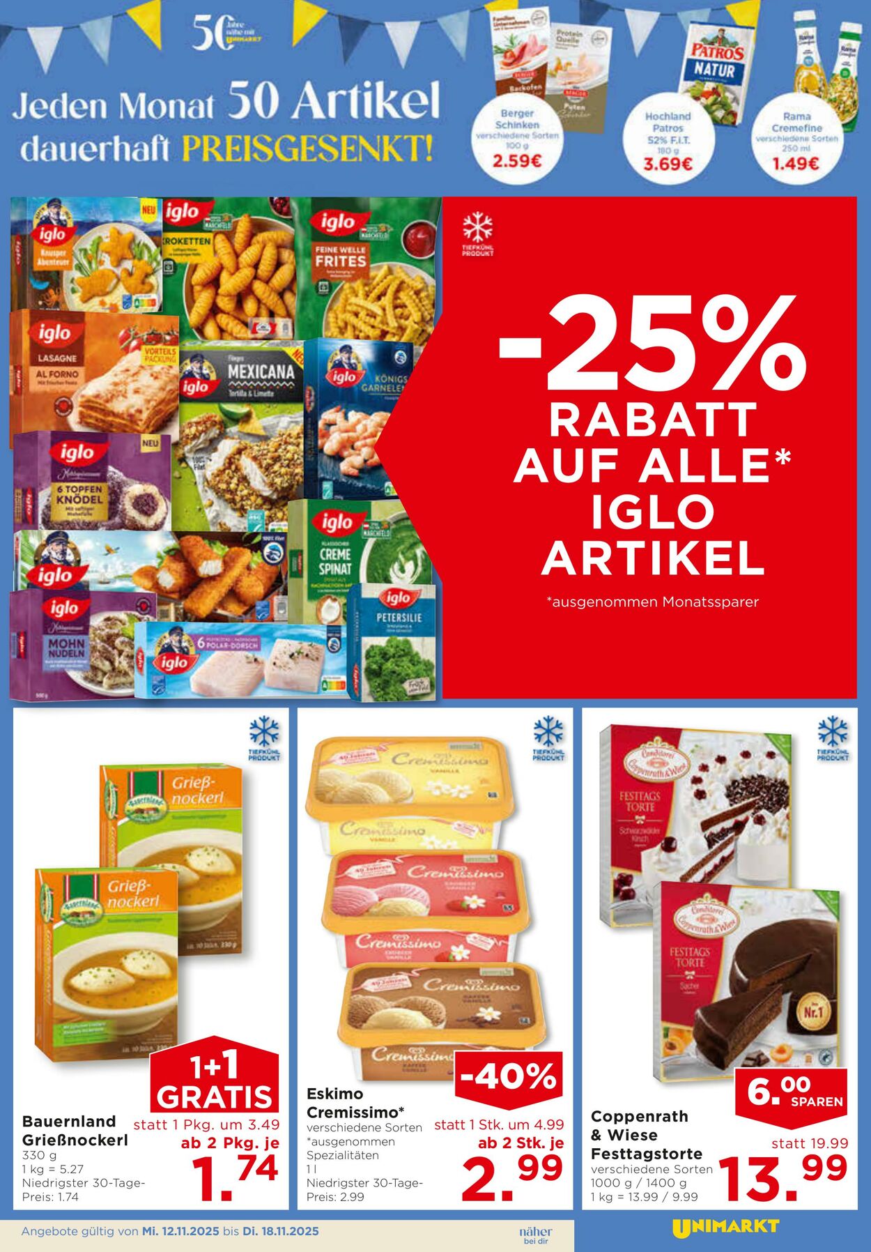 Prospekt Unimarkt 12.11.2025 - 18.11.2025