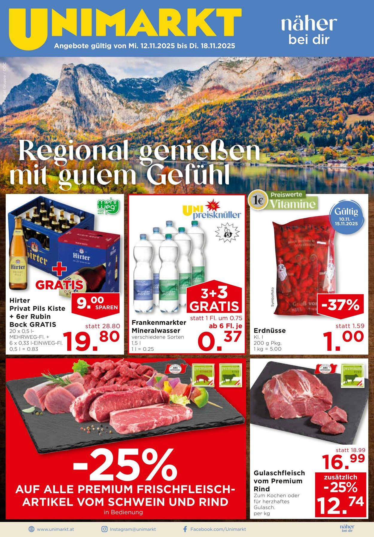 Prospekt Unimarkt 12.11.2025 - 18.11.2025