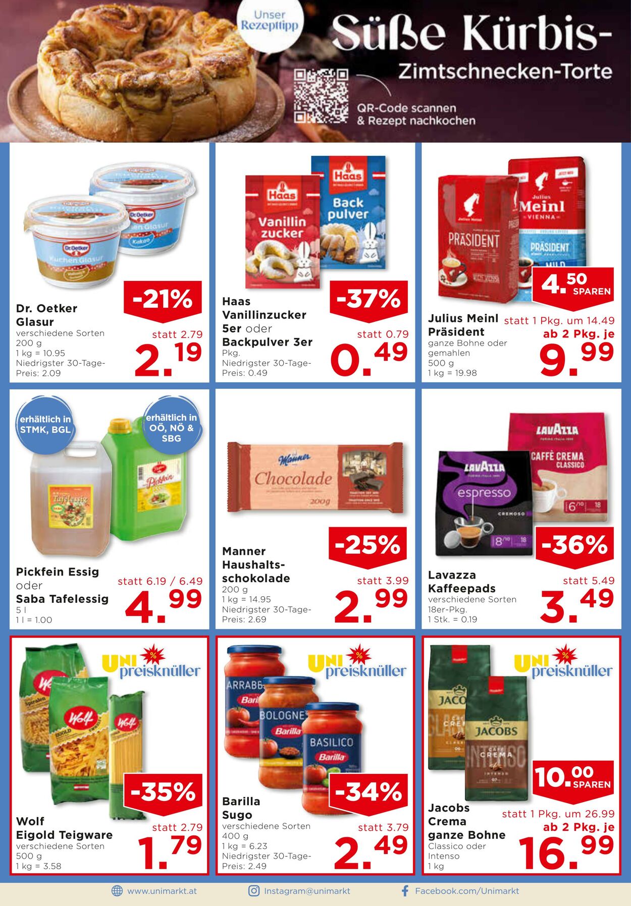 Prospekt Unimarkt 12.11.2025 - 18.11.2025