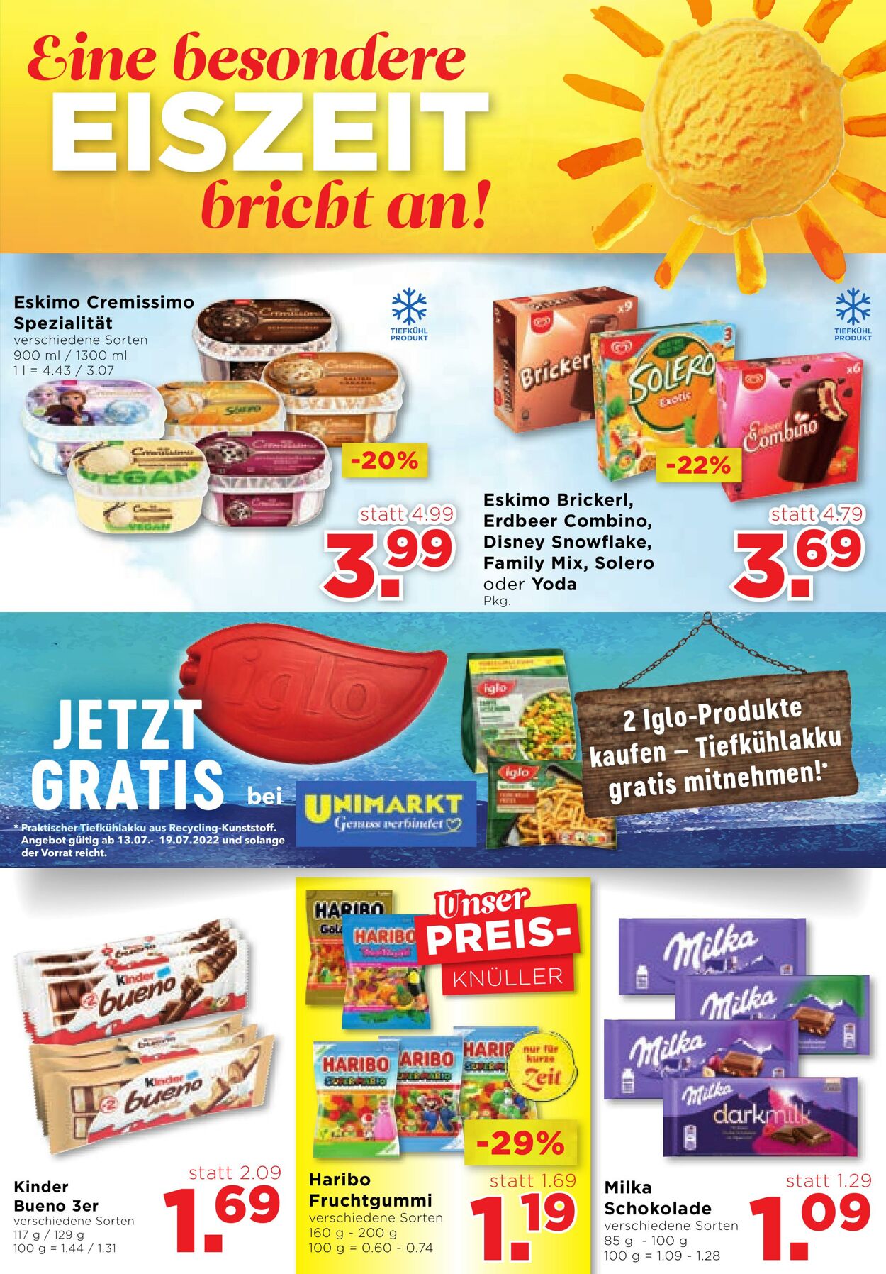 Prospekt Unimarkt 13.07.2022 - 19.07.2022