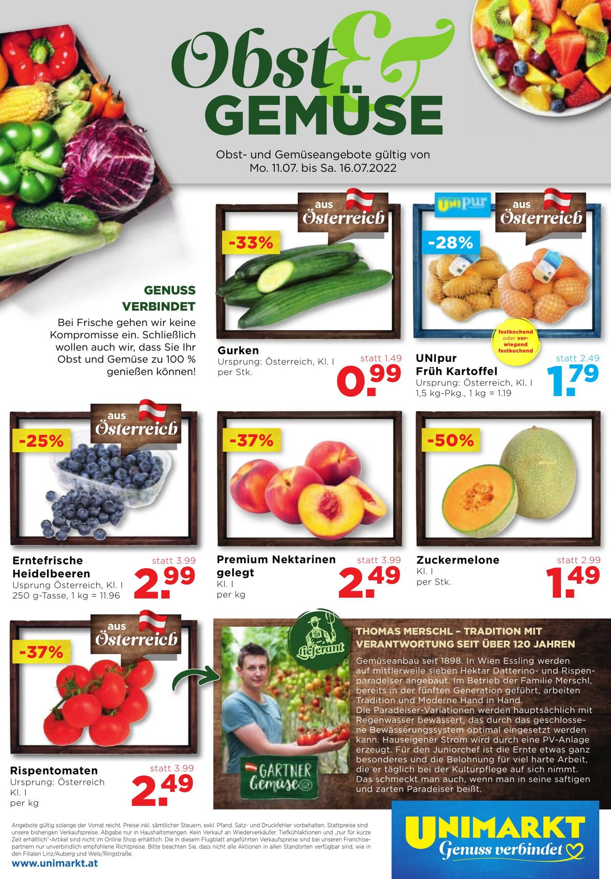 Prospekt Unimarkt 13.07.2022 - 19.07.2022