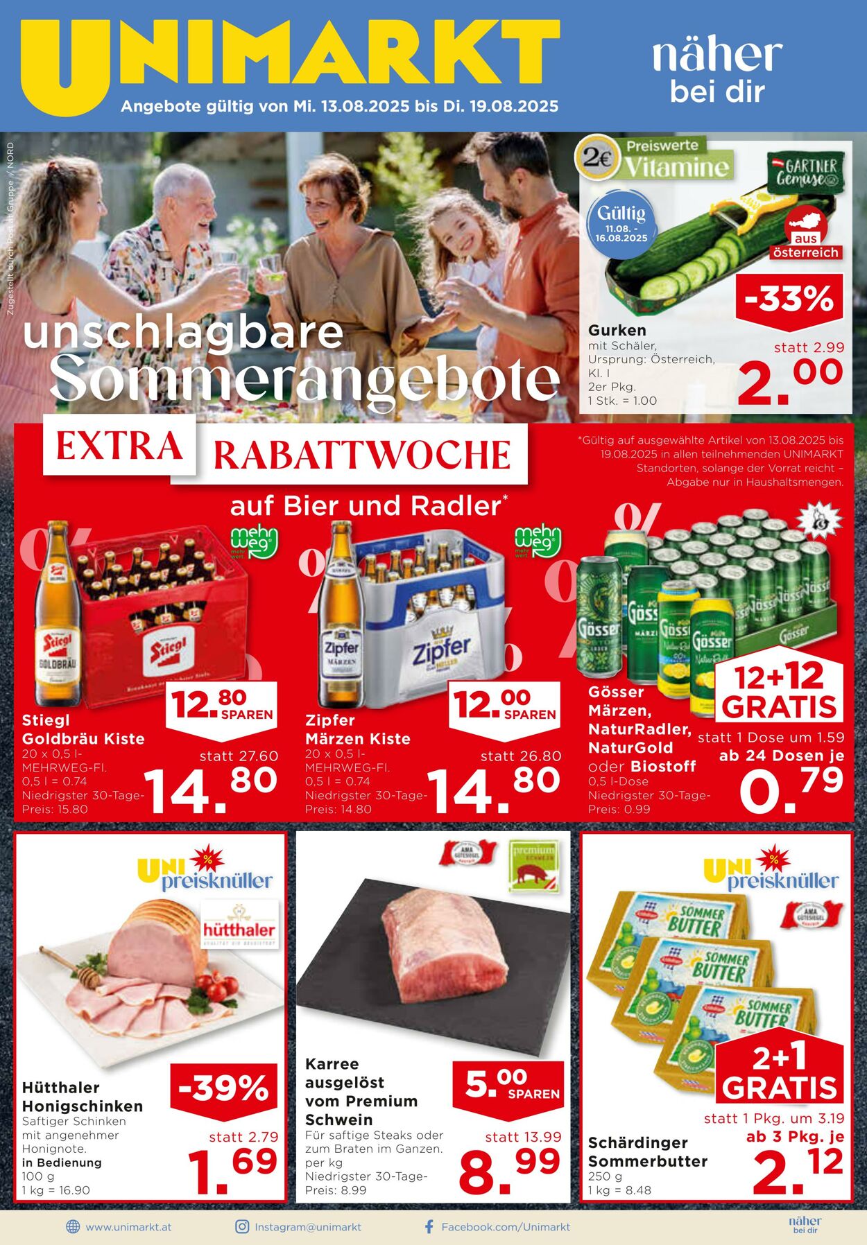 Prospekt Unimarkt 13.08.2025 - 19.08.2025
