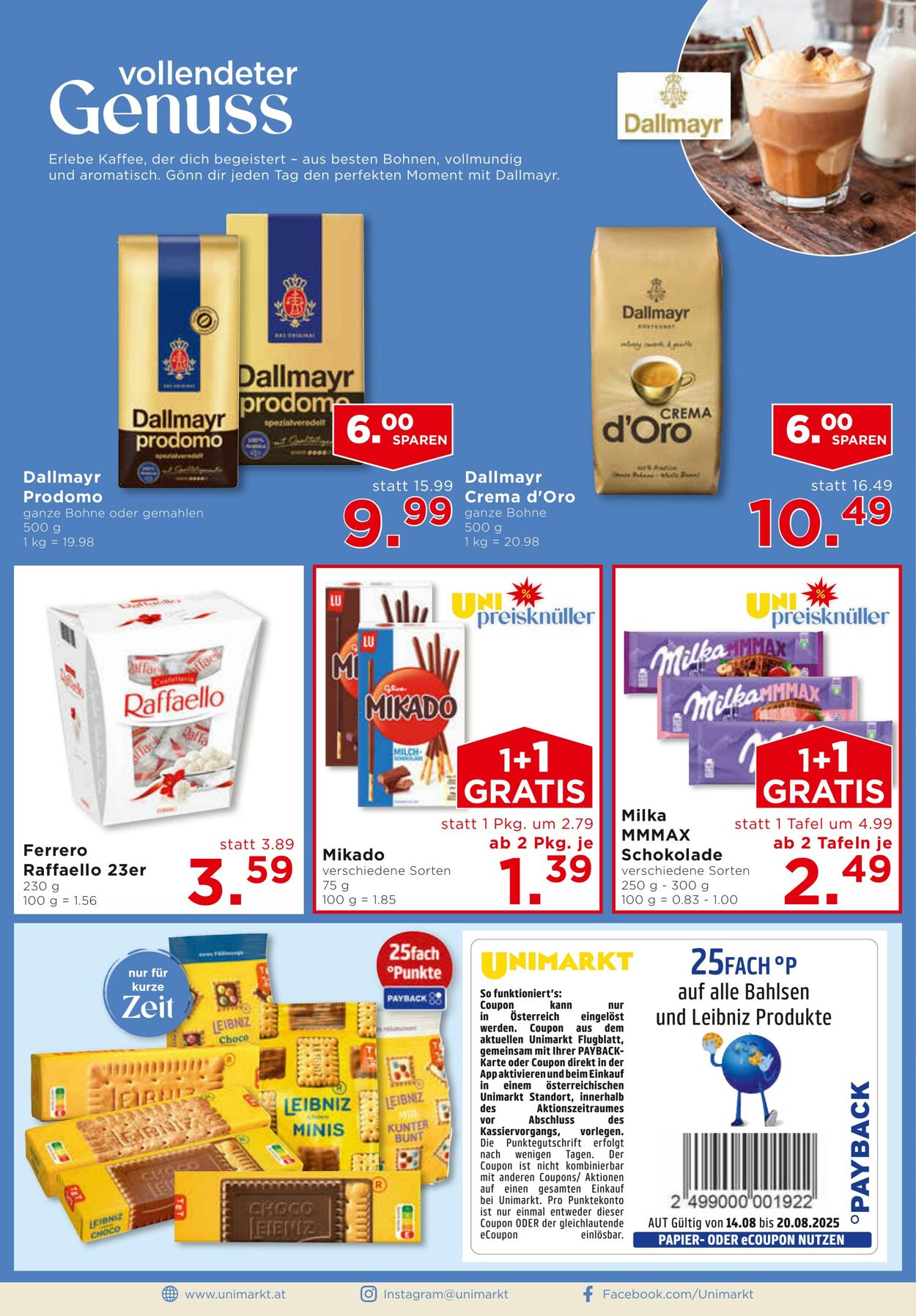 Prospekt Unimarkt 13.08.2025 - 19.08.2025