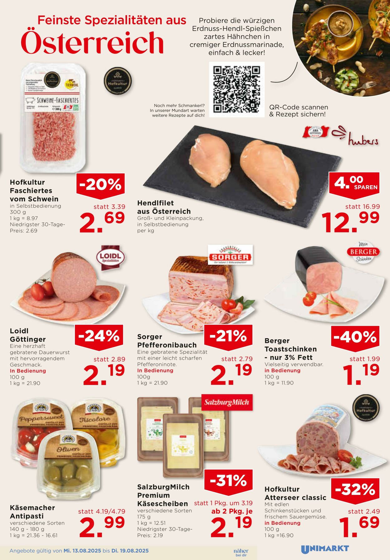 Prospekt Unimarkt 13.08.2025 - 19.08.2025