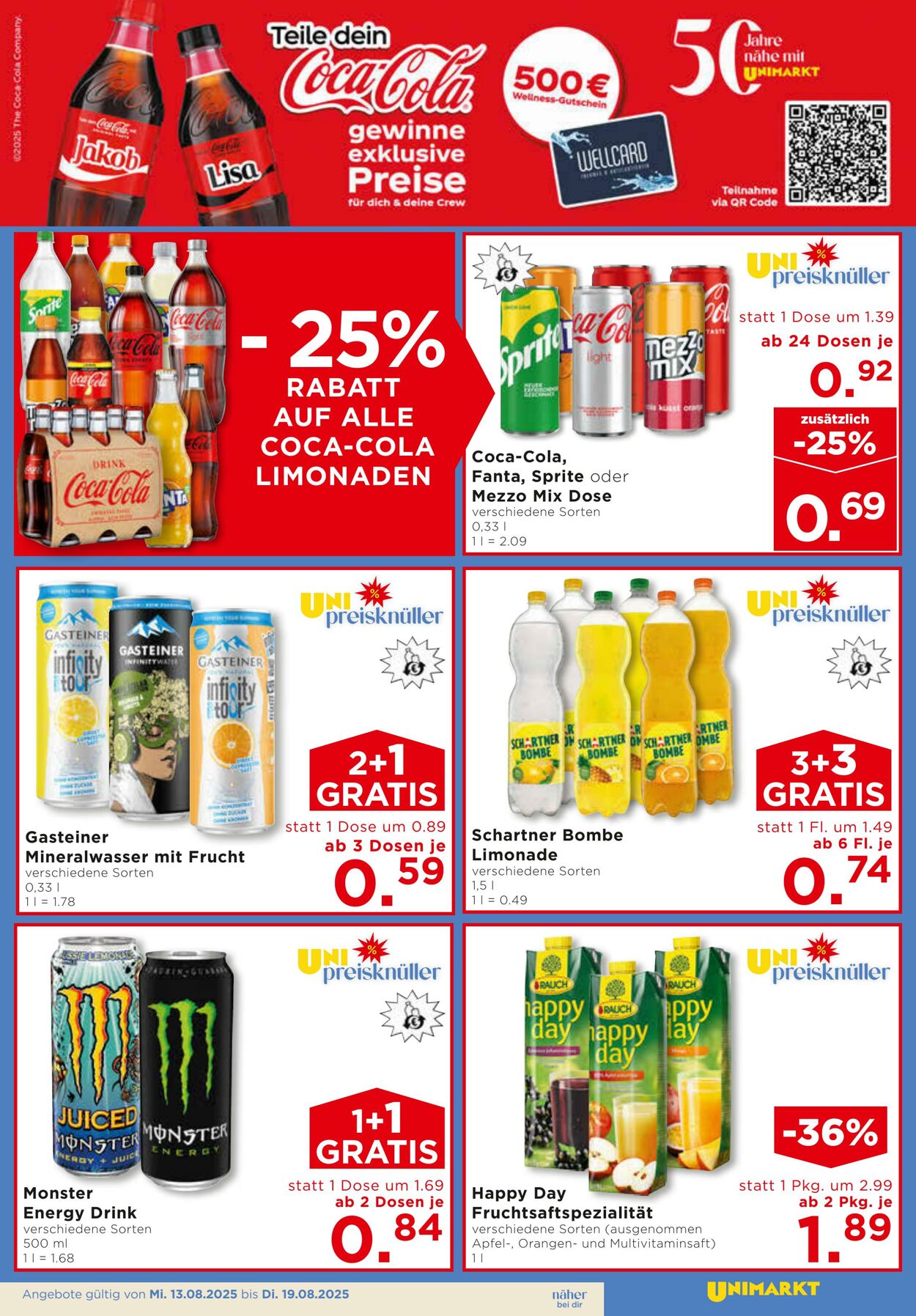 Prospekt Unimarkt 13.08.2025 - 19.08.2025
