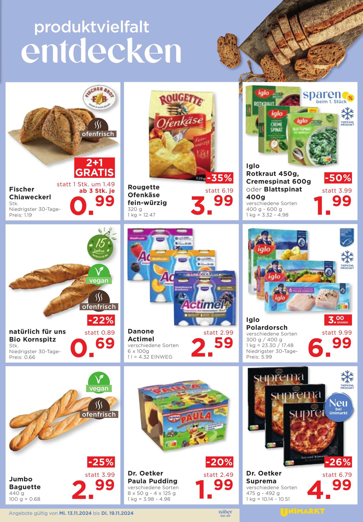 Prospekt Unimarkt 13.11.2024 - 19.11.2024