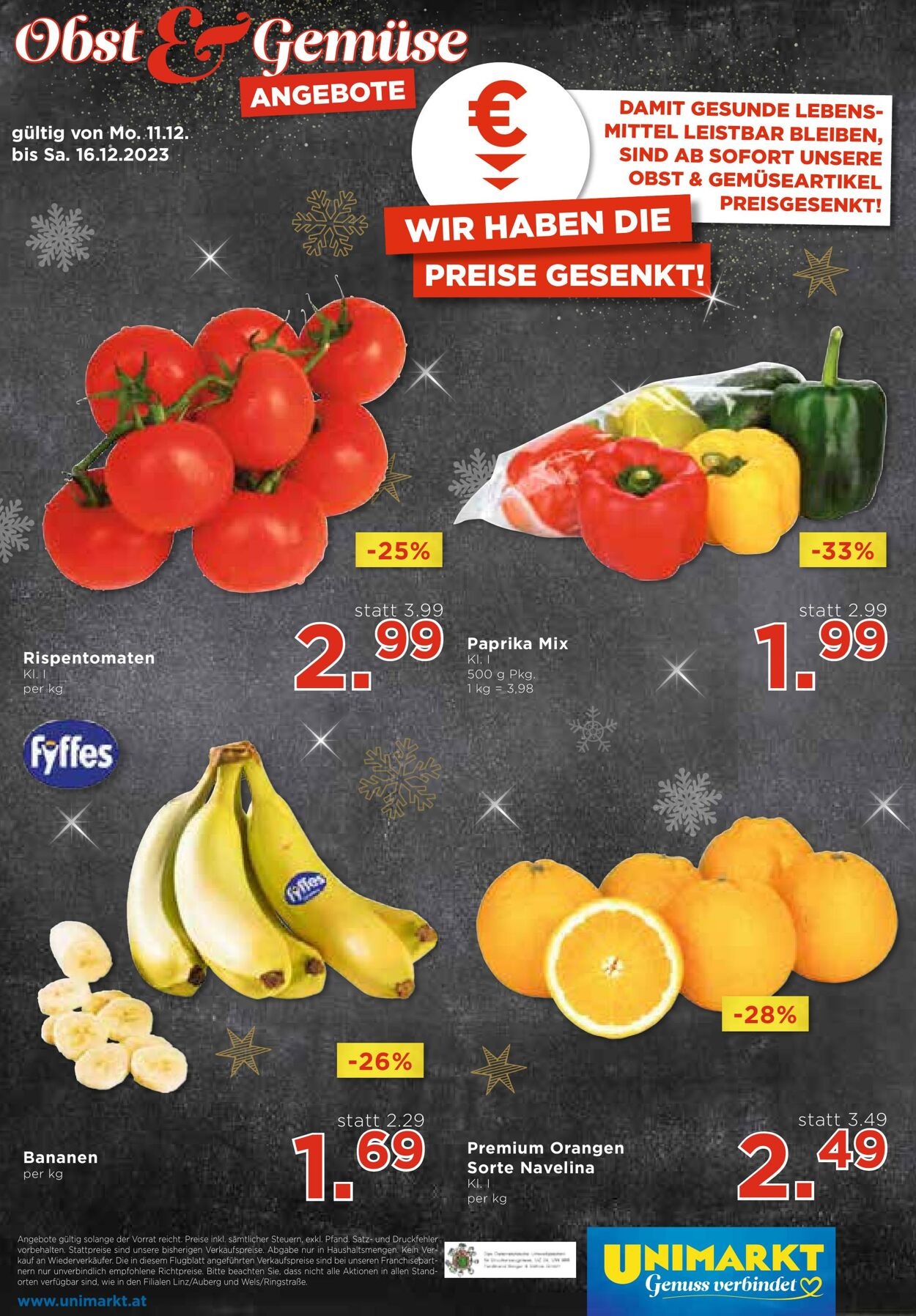 Prospekt Unimarkt 13.12.2023 - 19.12.2023