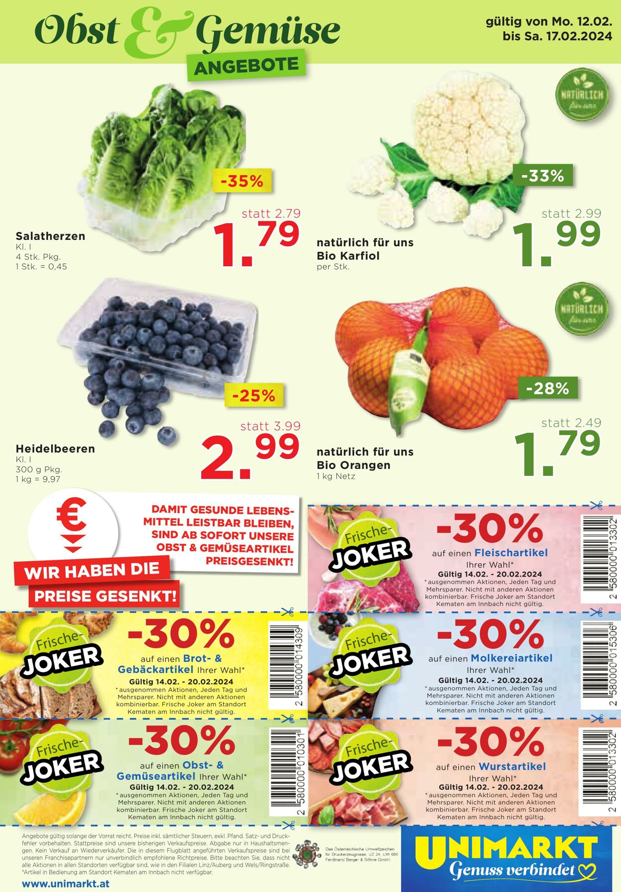 Prospekt Unimarkt 14.02.2024 - 20.02.2024