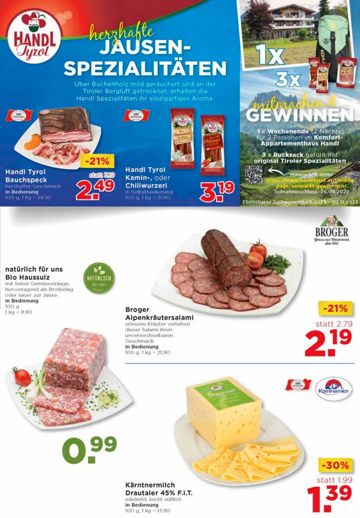 Prospekt Unimarkt 14.09.2022 - 20.09.2022