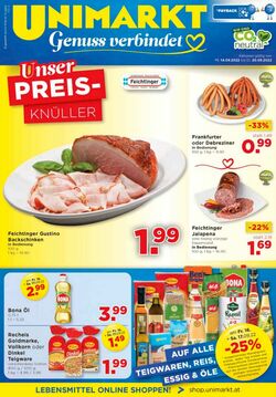 Prospekt Unimarkt 14.09.2022 - 20.09.2022