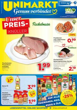 Prospekt Unimarkt 14.09.2022 - 20.09.2022