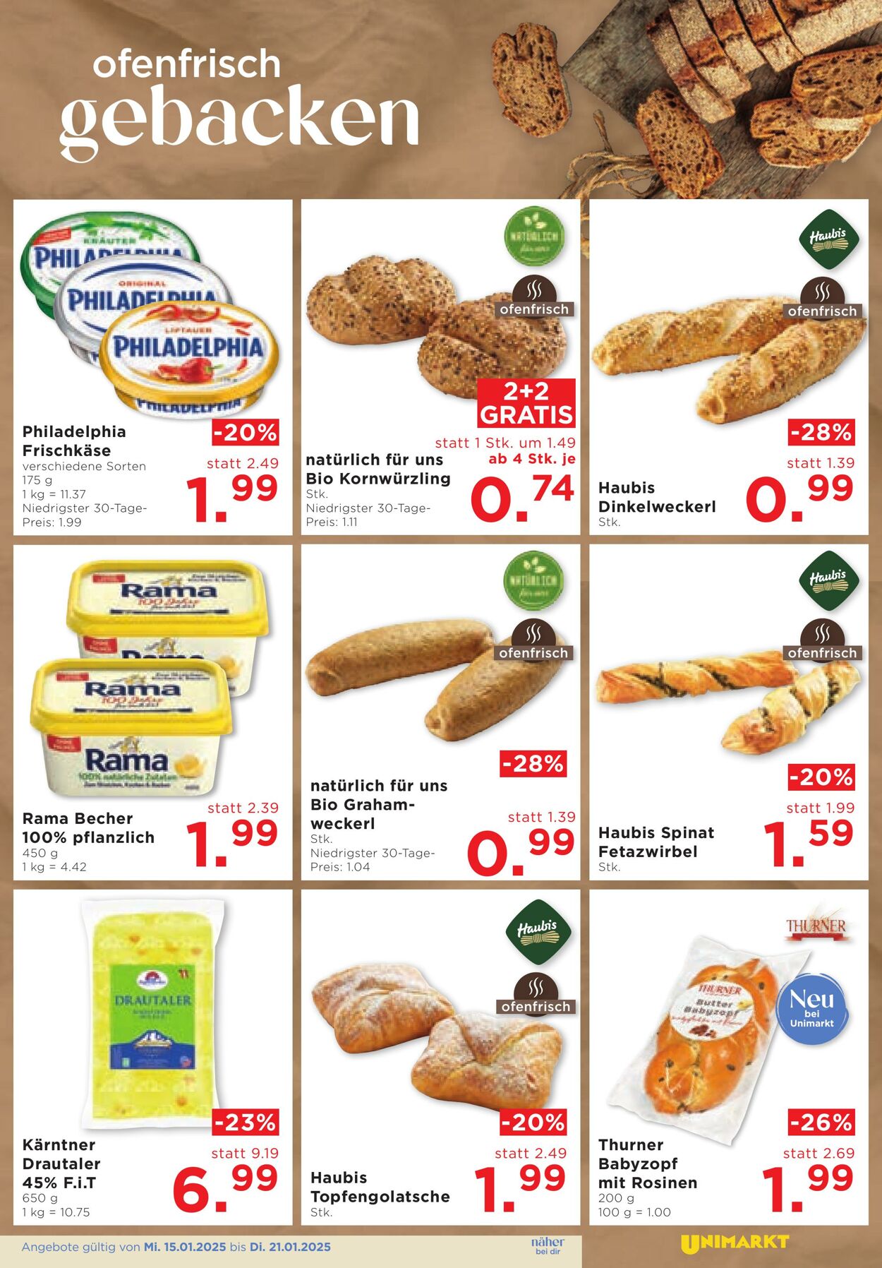 Prospekt Unimarkt 15.01.2025 - 21.01.2025