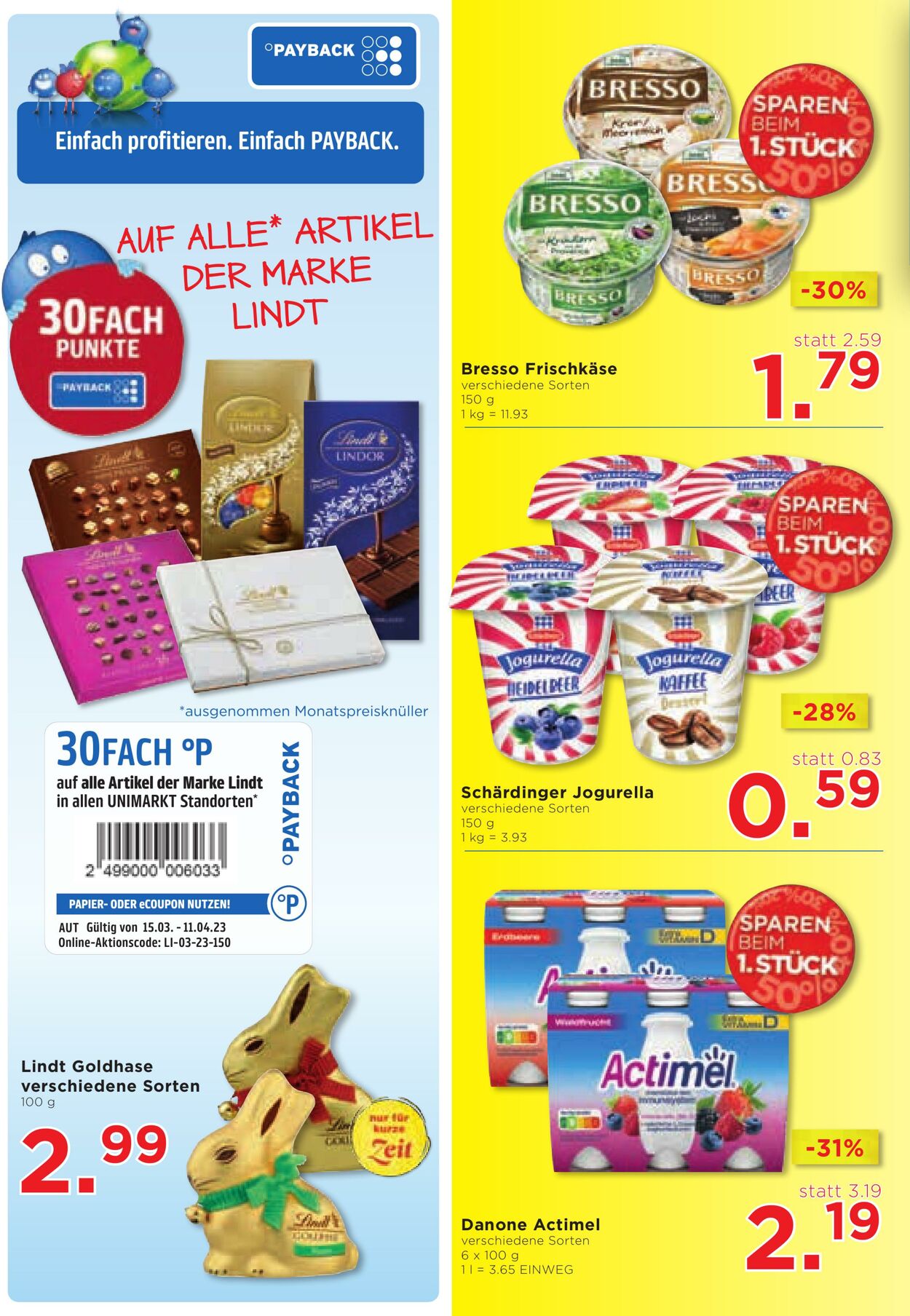 Prospekt Unimarkt 15.03.2023 - 21.03.2023