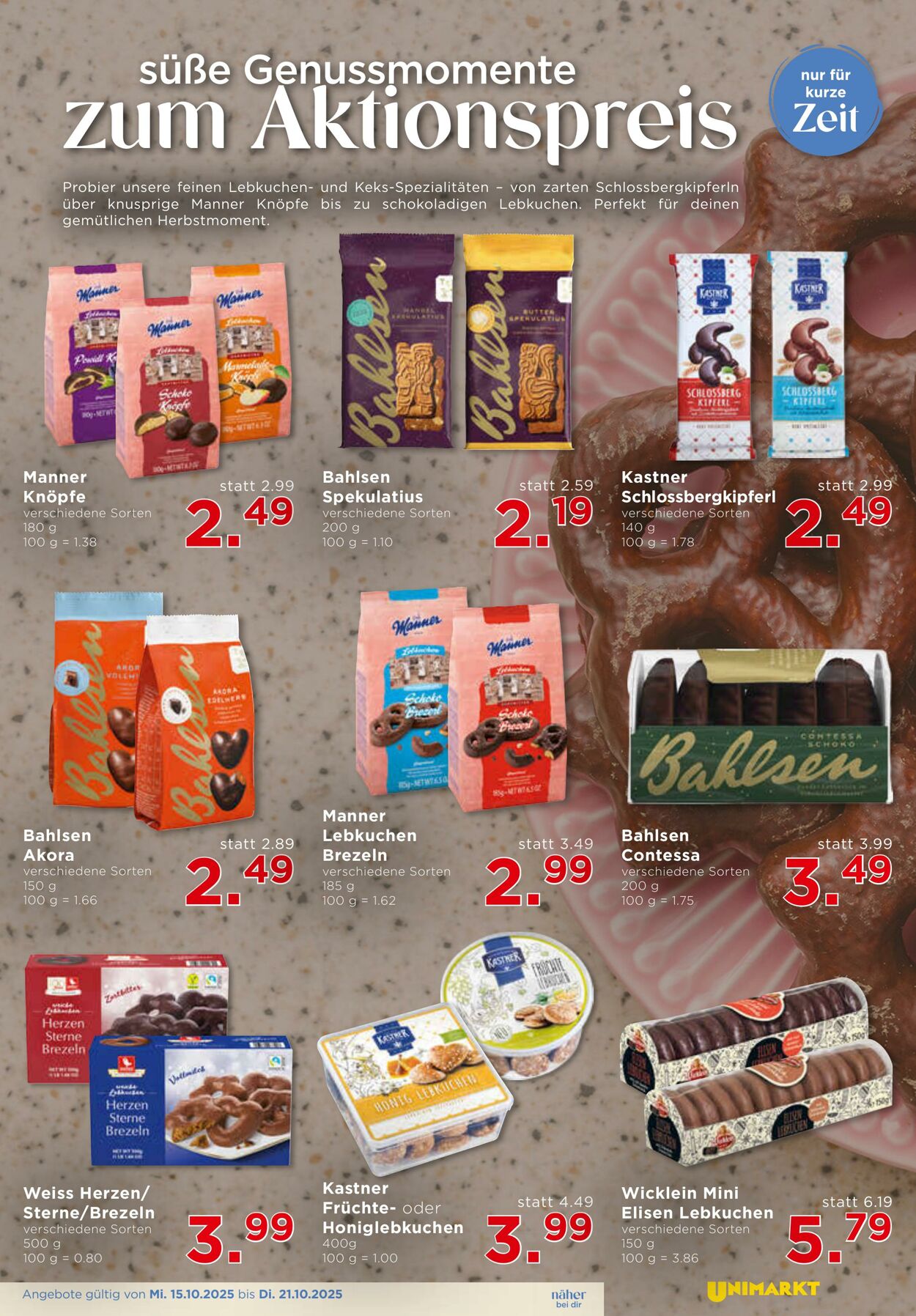 Prospekt Unimarkt 15.10.2025 - 21.10.2025