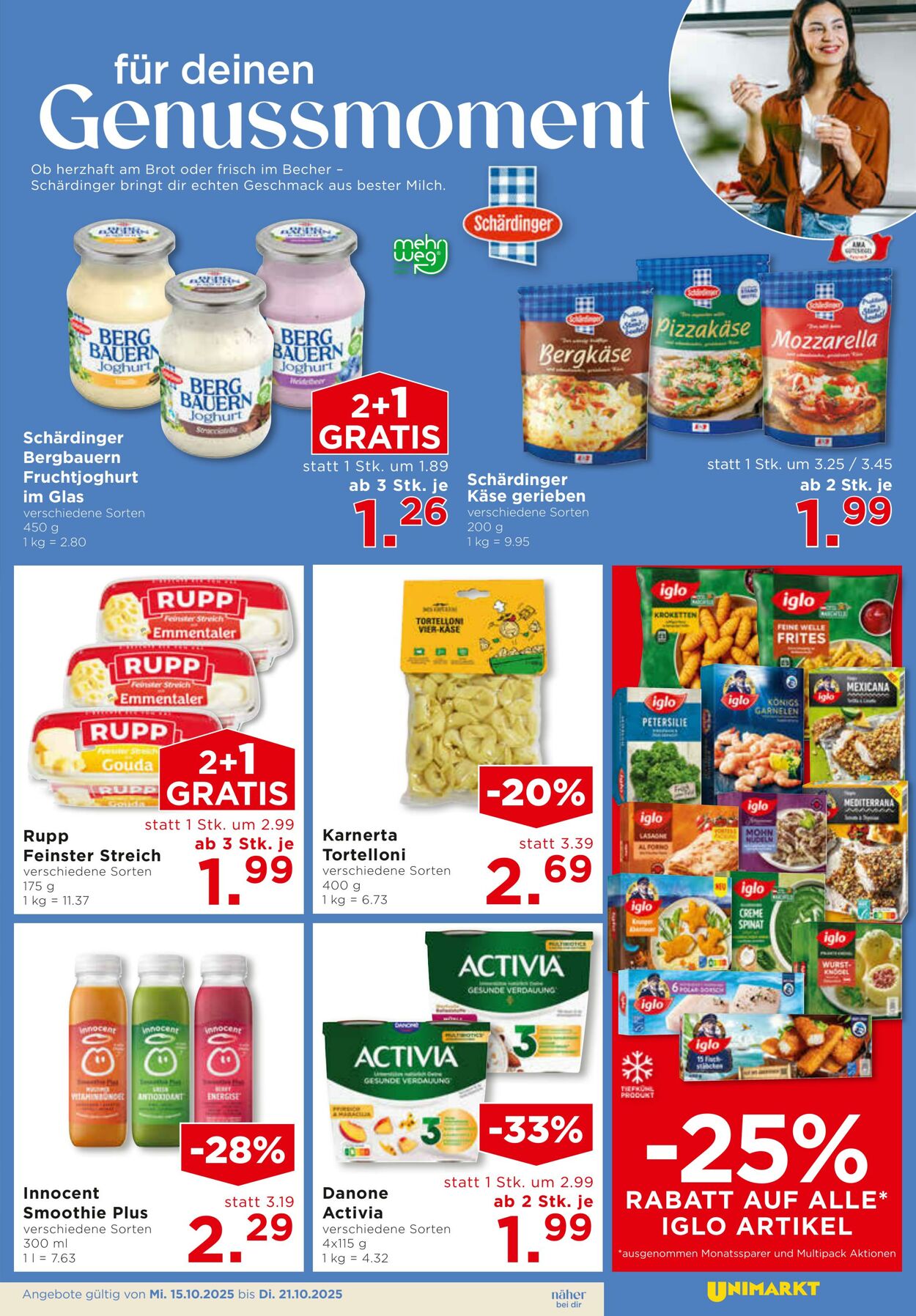 Prospekt Unimarkt 15.10.2025 - 21.10.2025